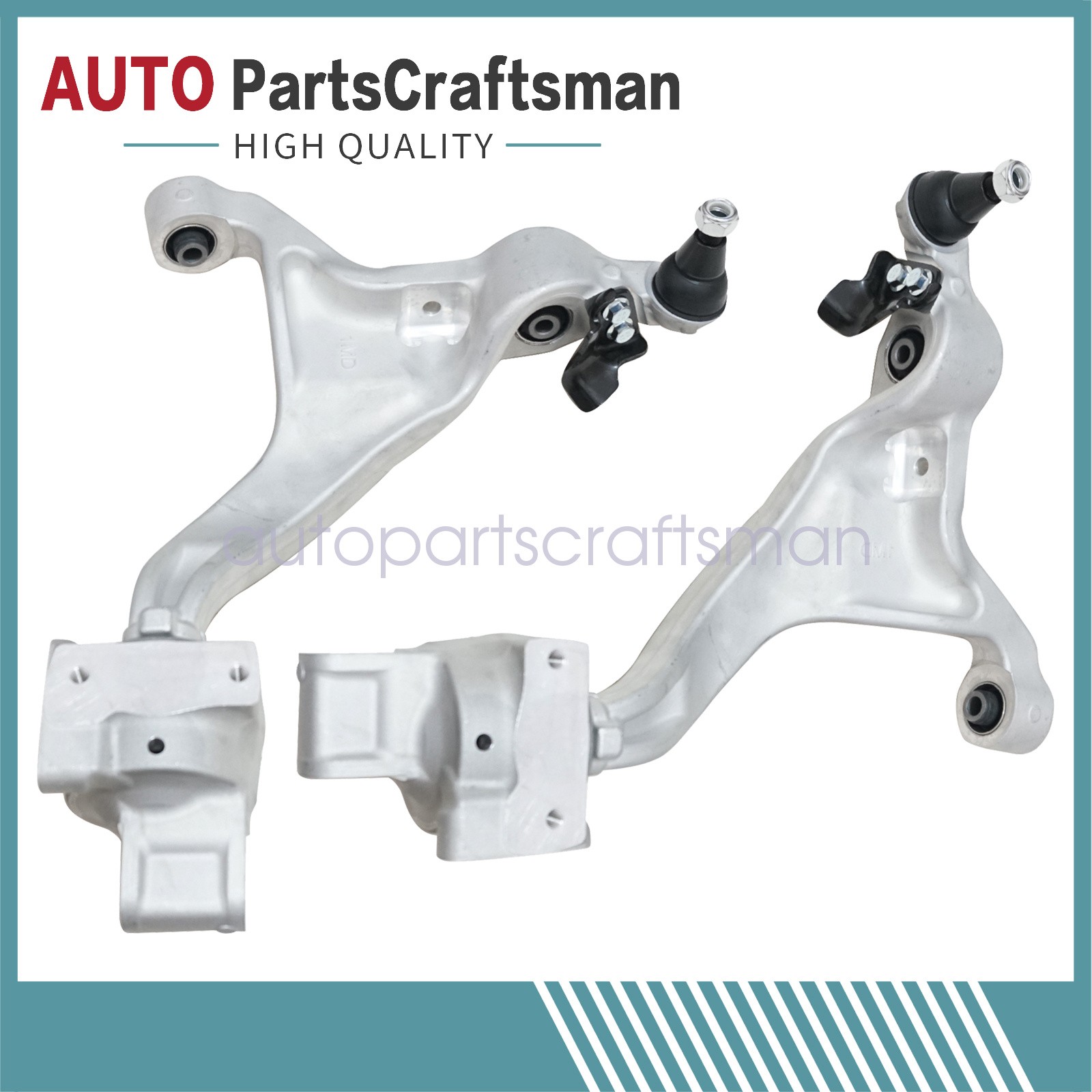 2x Left & Right Lower Control Arms Front for Infiniti Q70 Q70L M37 M56 3.7L 5.6L