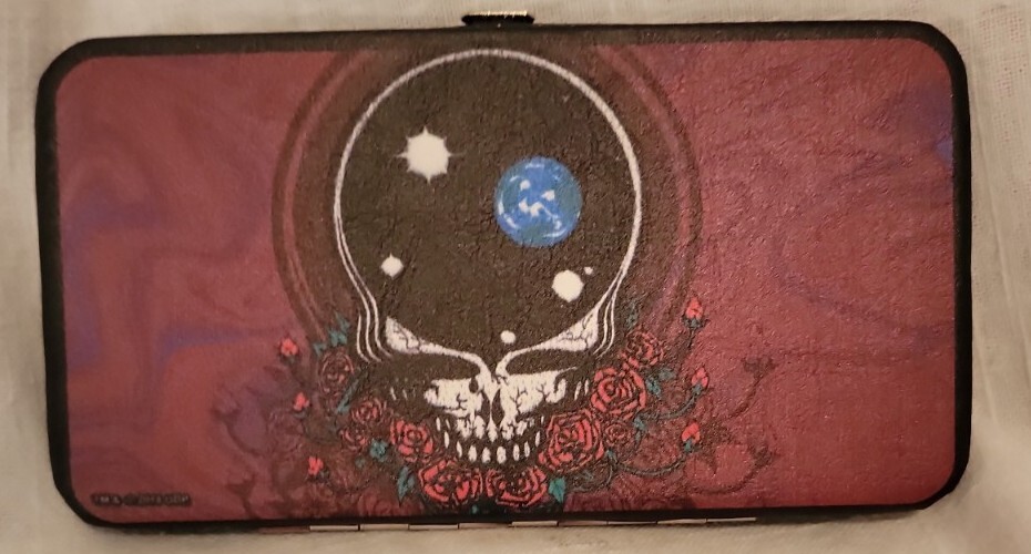 GRATEFUL DEAD SPACE YOUR FACE VARIATION HINGED WALLET