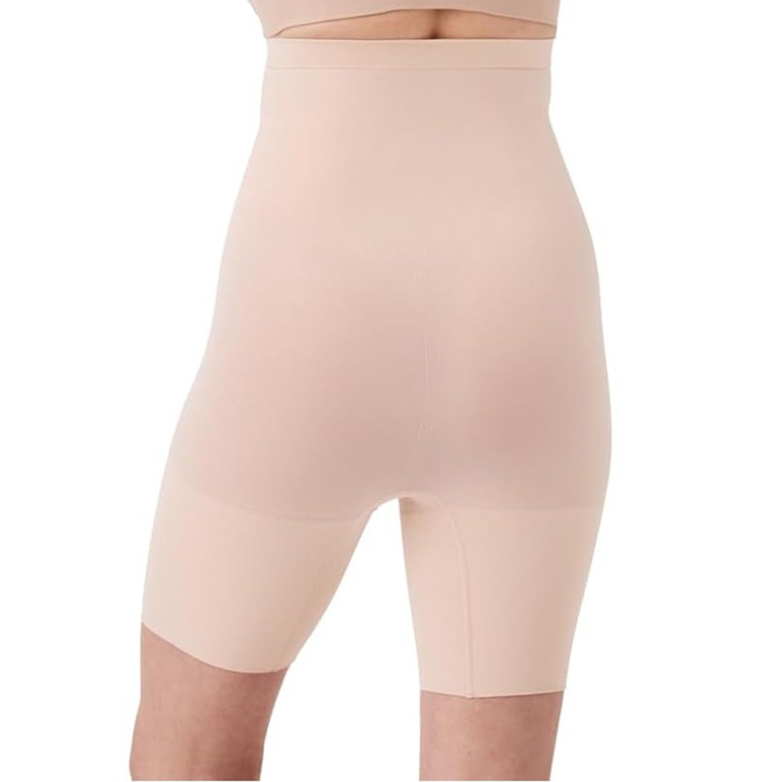 SPANX Seamless Higher Power Shaper Short Size Medium High Waisted Soft Nude
