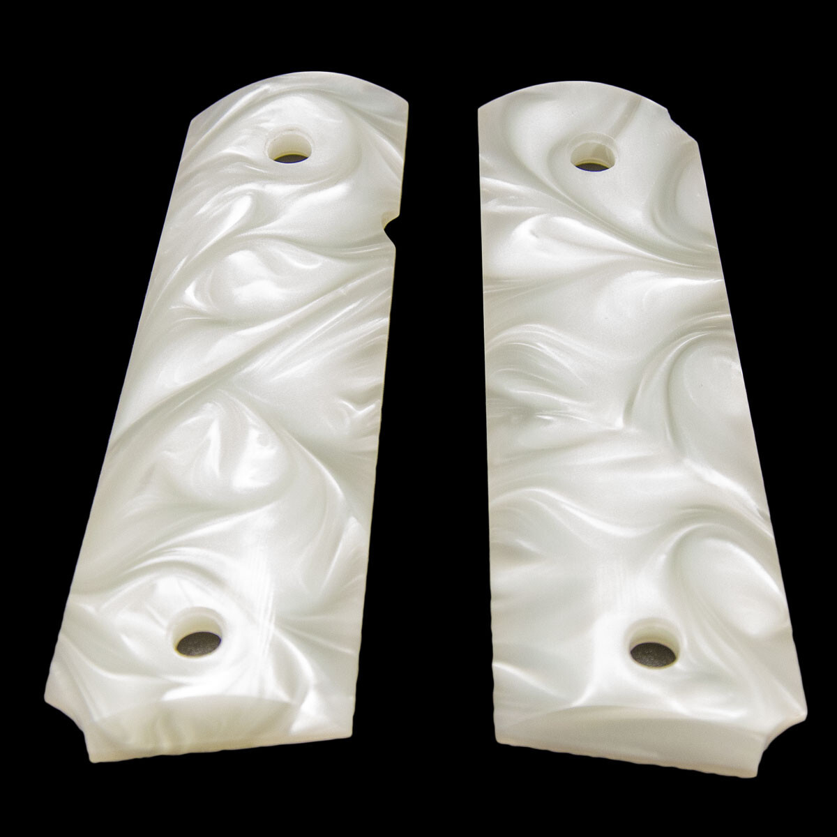 1911 Full Size Polished Mother Of Pearl Grips NEW - Bonus 4 Gold Screws