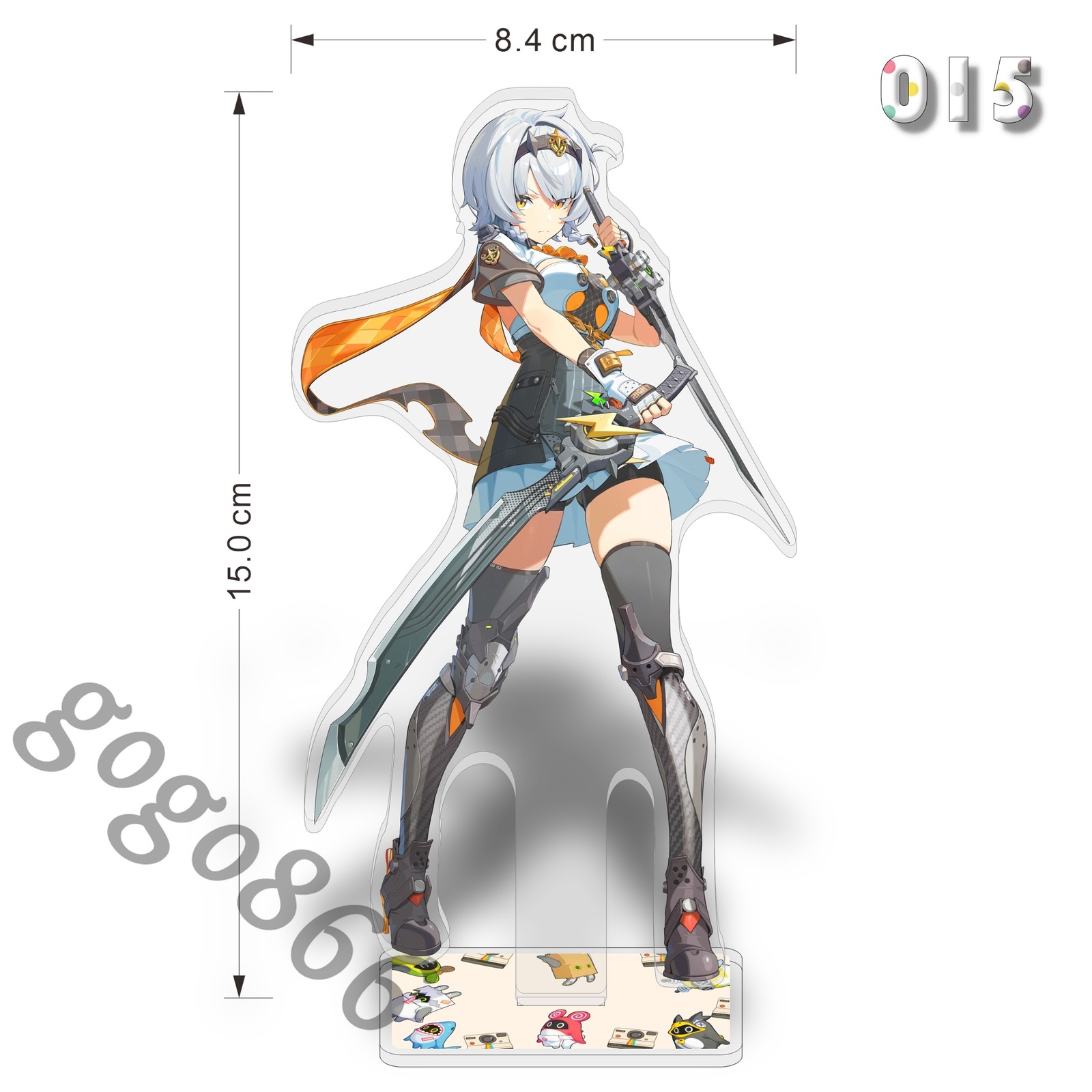 Zenless Zone Zero Hot Foundation Stand Table Acrylic Desk Figure Gift 15cm #5