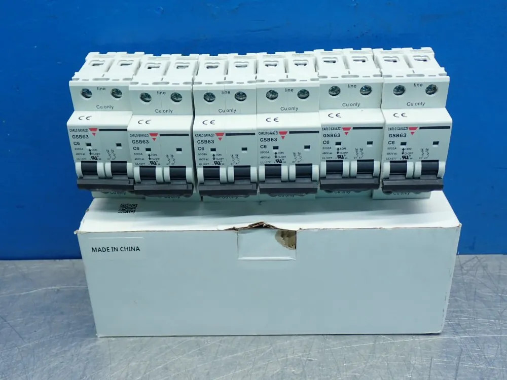 CARLO GAVAZZI THERMAL MAGNETIC CIRCUIT BREAKER, BOX OF 6 GSB632PC6