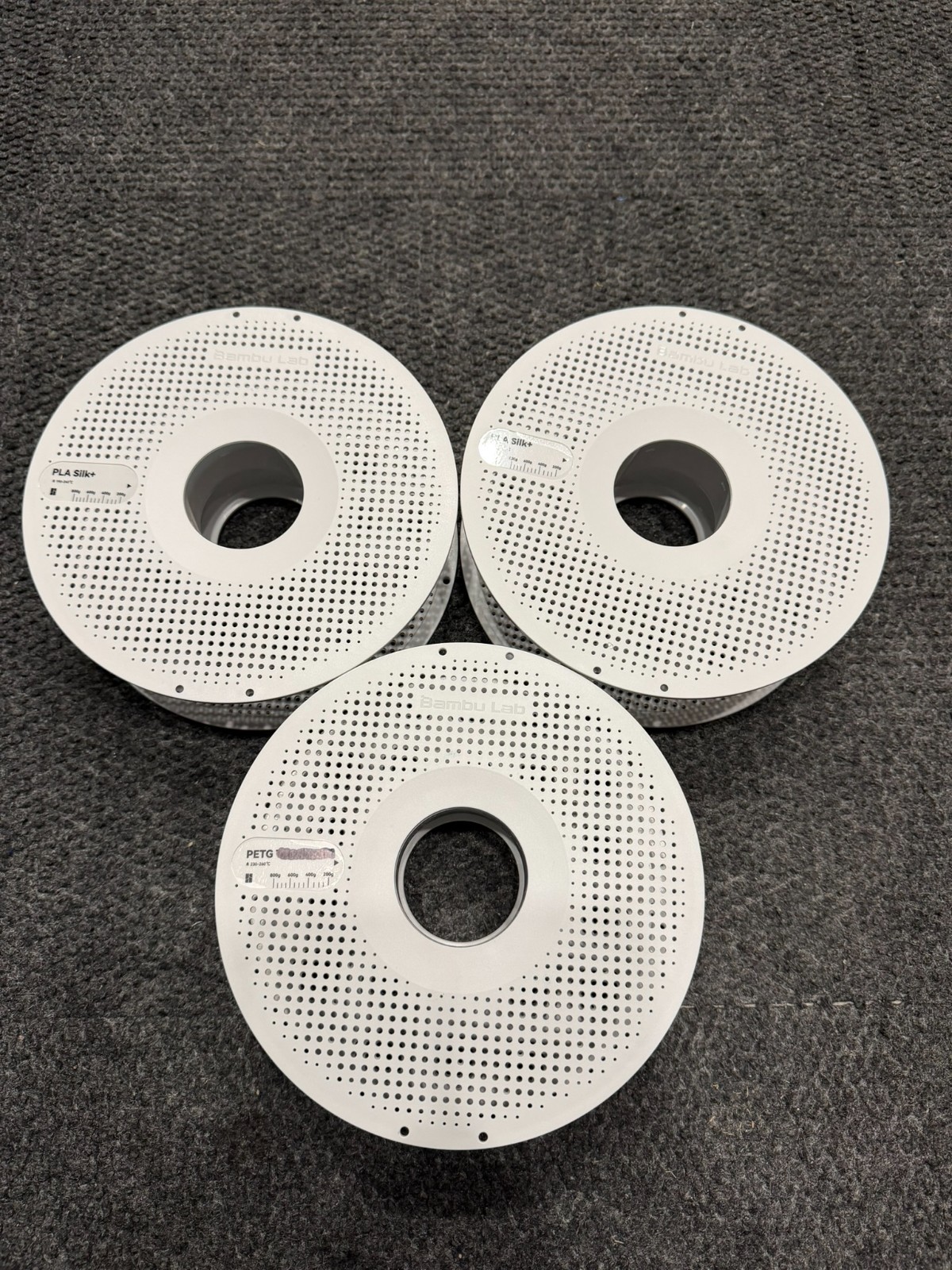 Bambu Lab Empty Reusable Spool AMS Compatible A1 P1P P1S X1 – 1/3/5 Pack
