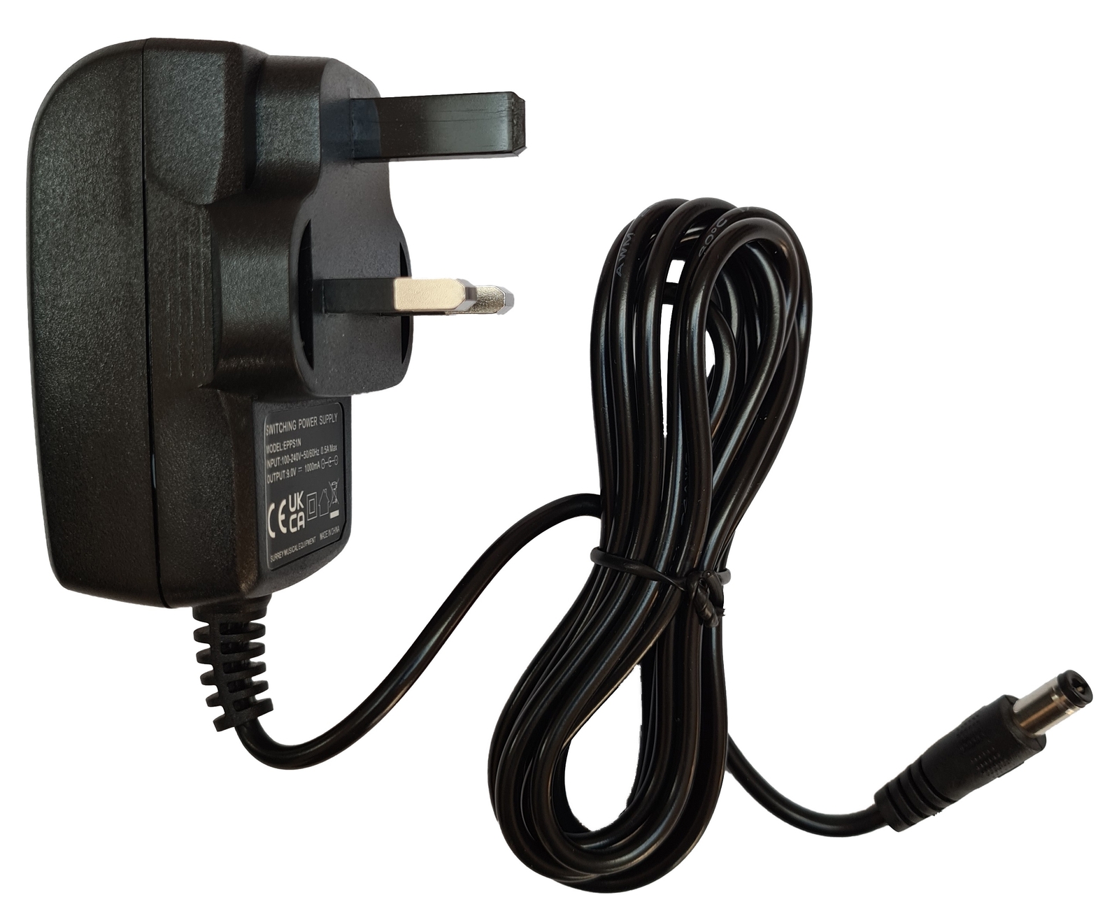 CASIO CT-470 TONE BANK KEYBOARD POWER SUPPLY (2 METER) ADAPTER UK 9V