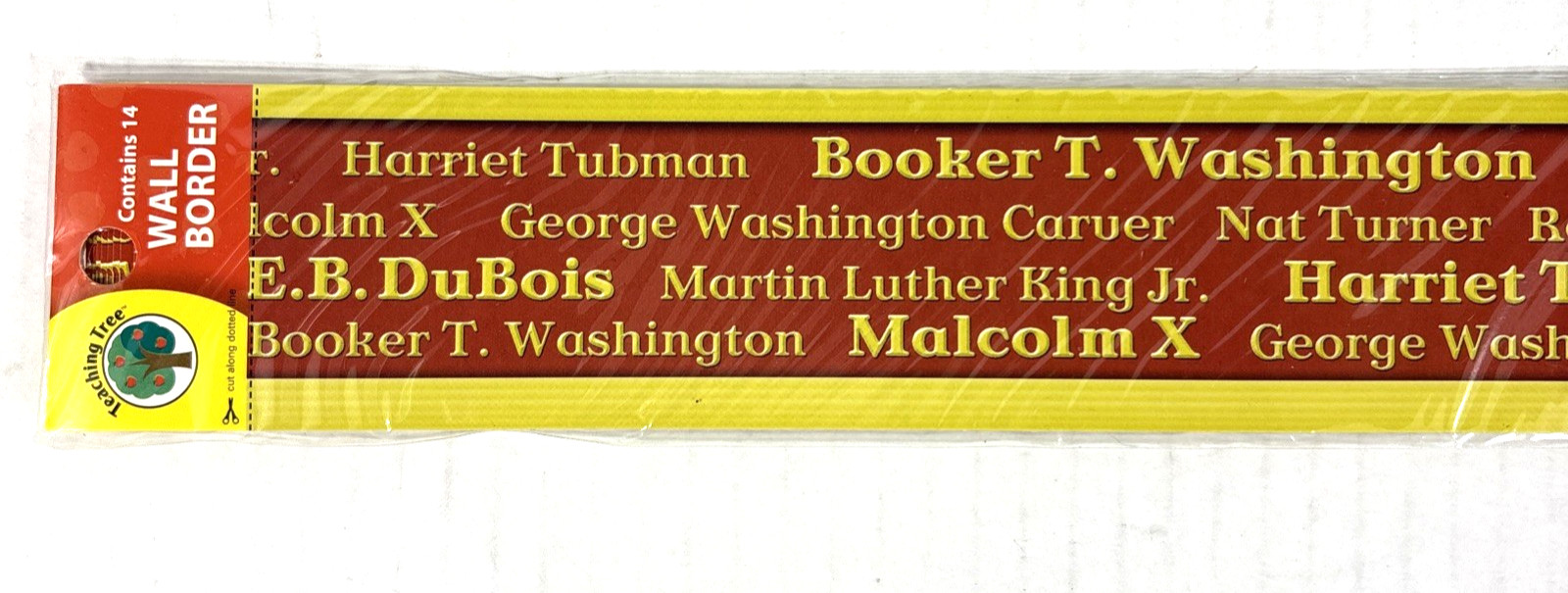 Teaching Tree Black History Classroom Trim Border Decor Educational New 3 Pkg