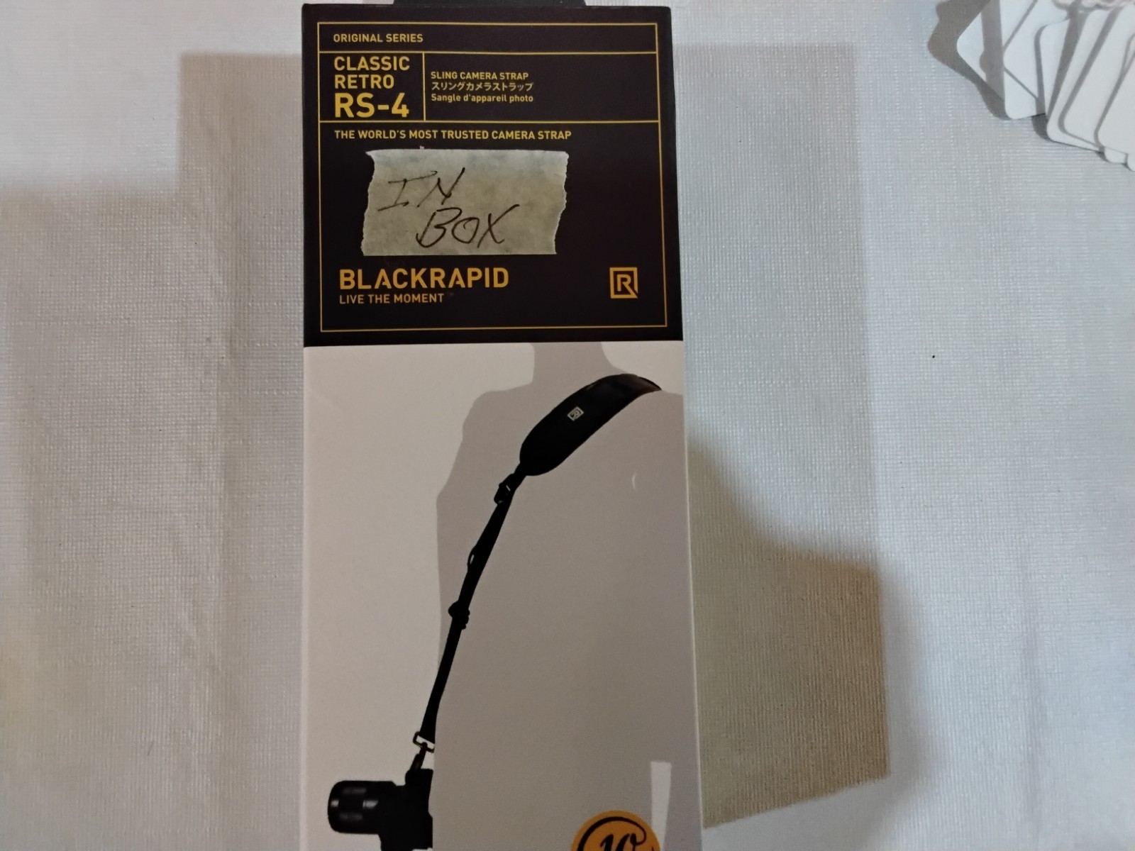 Classic Retro RS 4 Camera Strap Comfortable Foam Padding Zipper Pocket