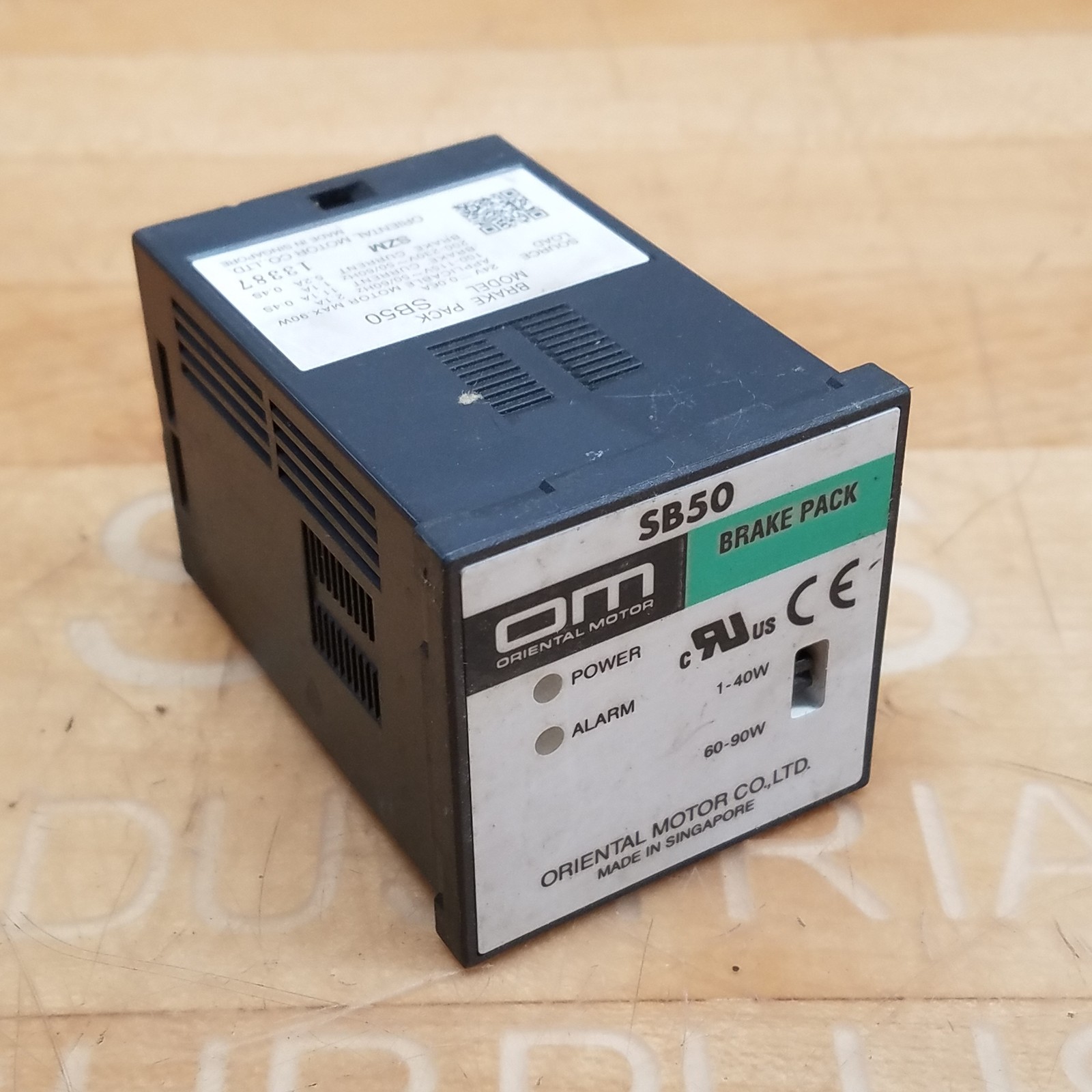 Oriental Motor SB50 Brake Pack, 24V, 0.06A - USED