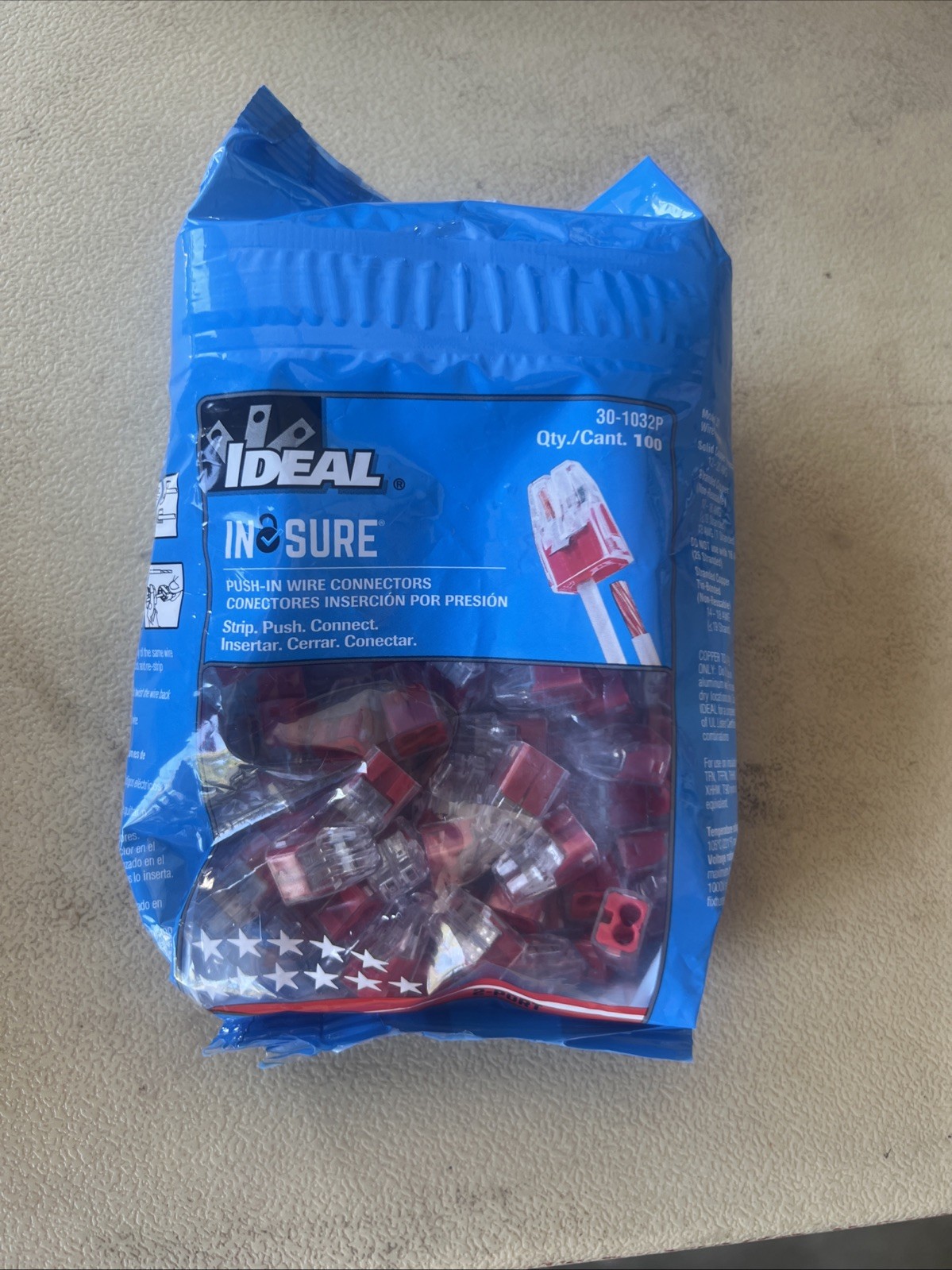 Ideal 30-1032P Connectors Red Red