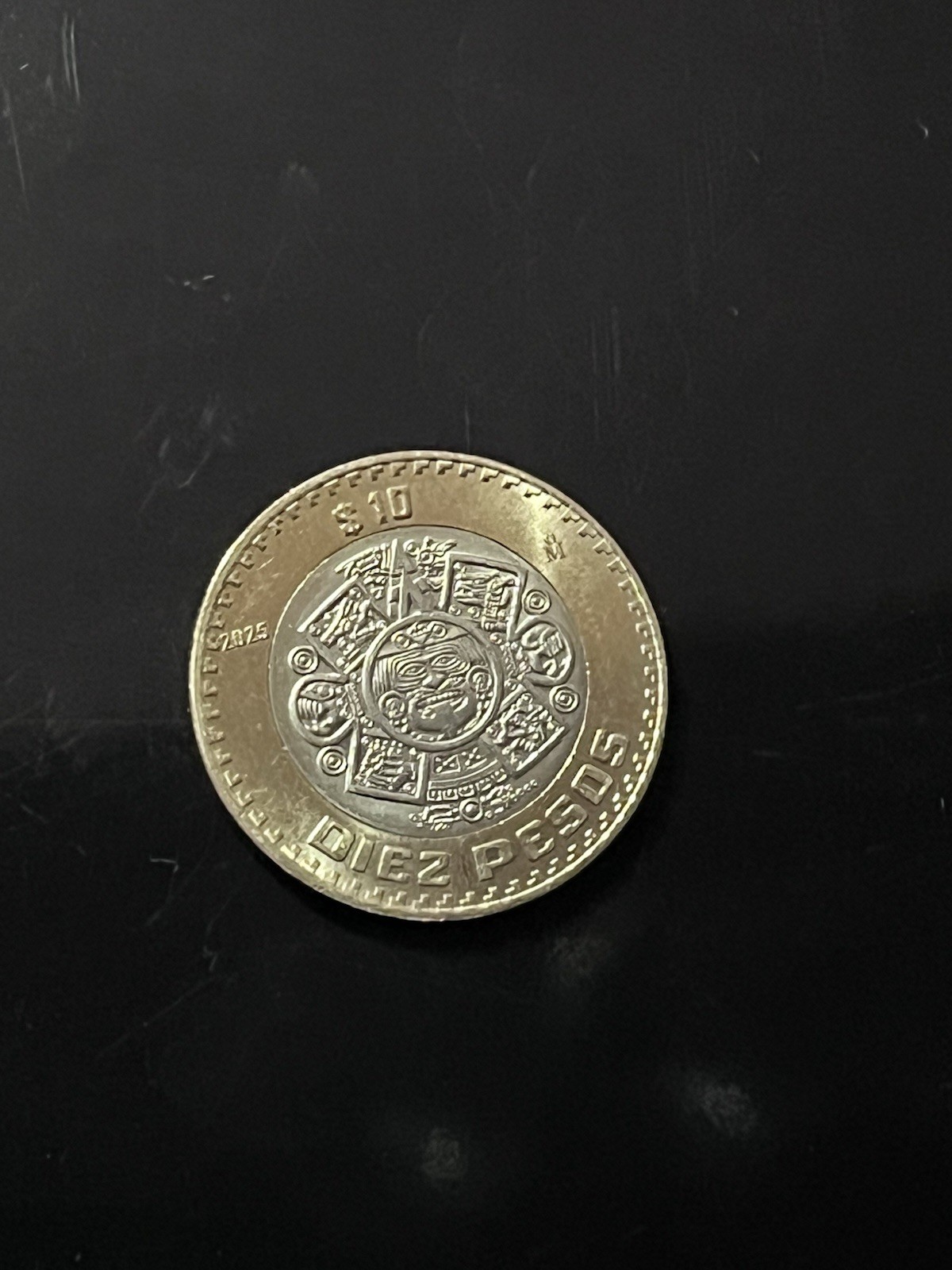 $10 Pesos Mexican Coin in BU Quality MEXICO $10 PESOS Bi-Metal coin Random Years