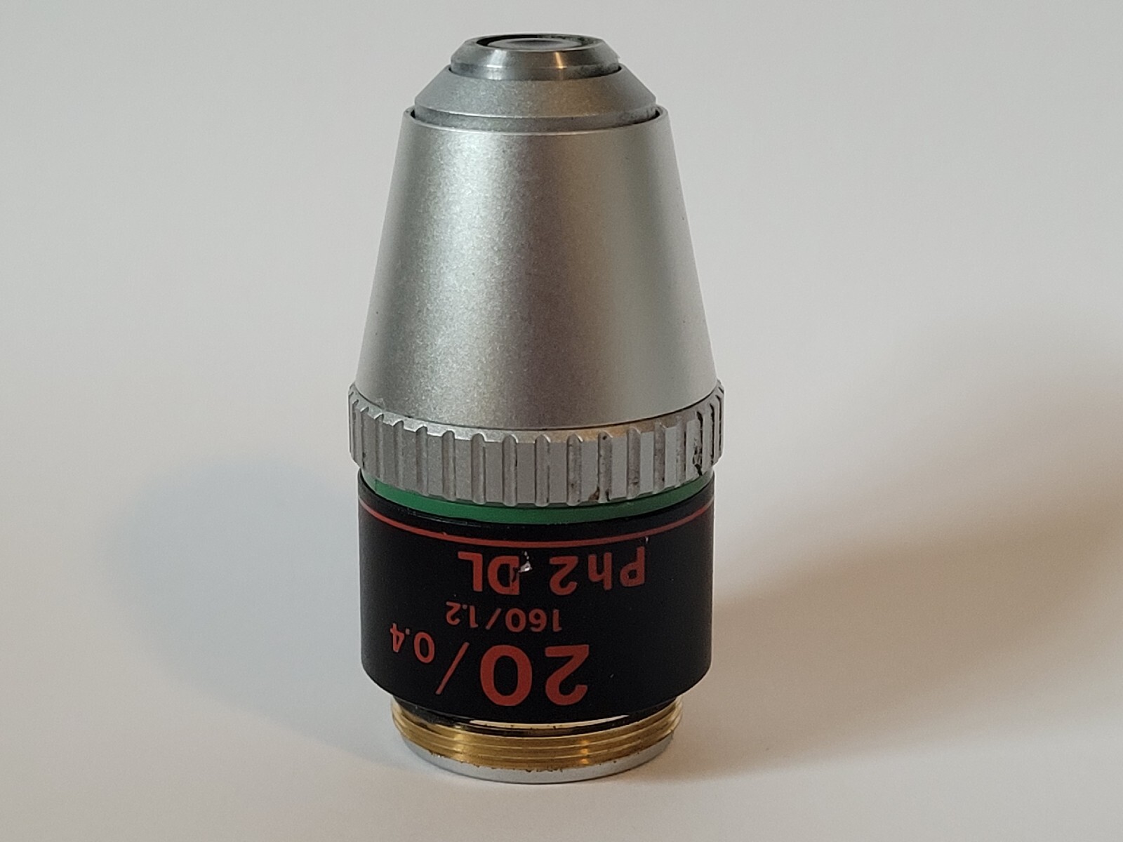 Nikon PH2 20 DL 0.4 160 / 1.2 microscope objective lens