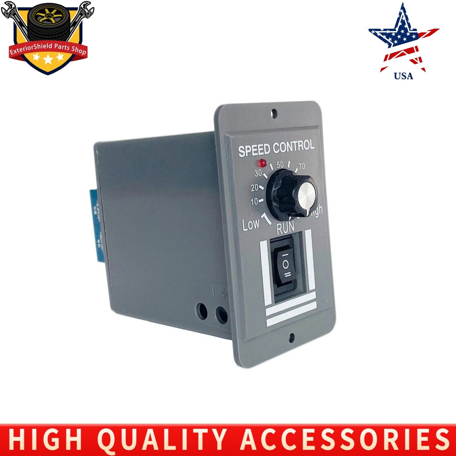PWM DC Motor Speed Controller 12V~48V Variable Speed Switch Reverse NEW