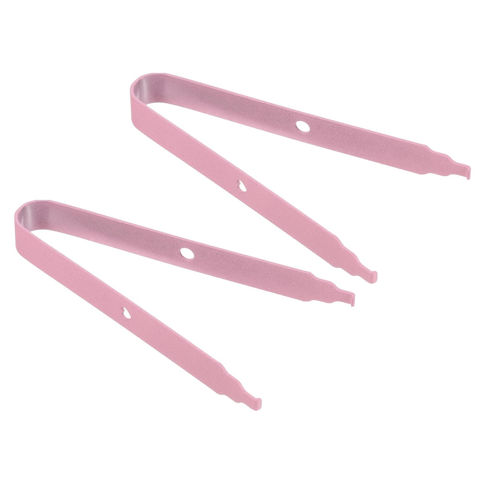 Keycap Puller Switch Remover DIY Tool Fixing Keyboard Steel, Pink 2pcs