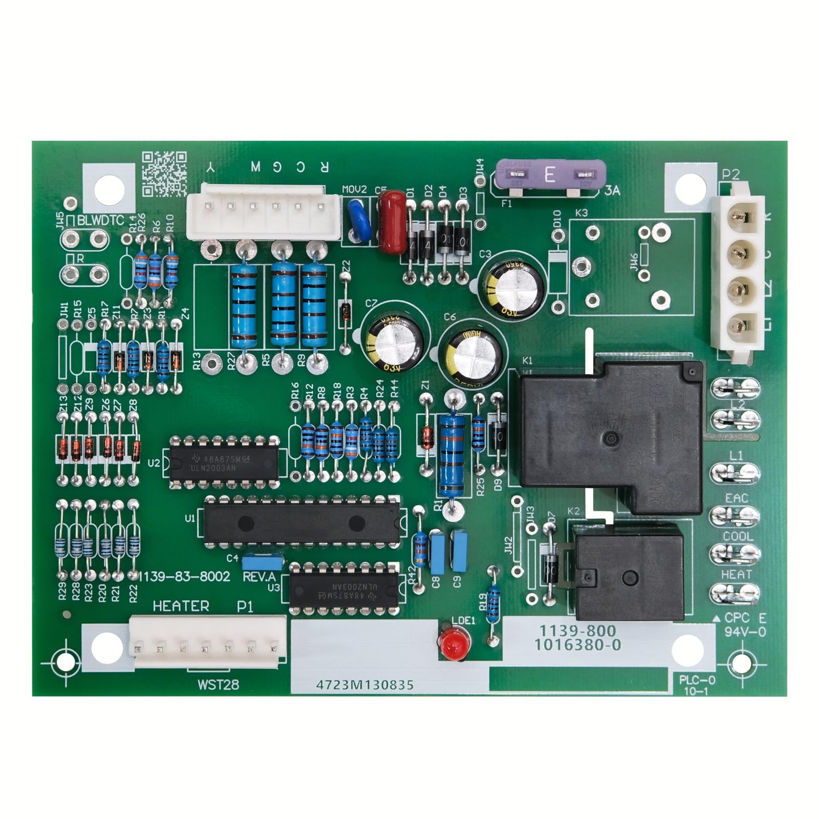 624735 Replacement for Nordyne Furance Control Board 1139-800, 1016380R, 6247...