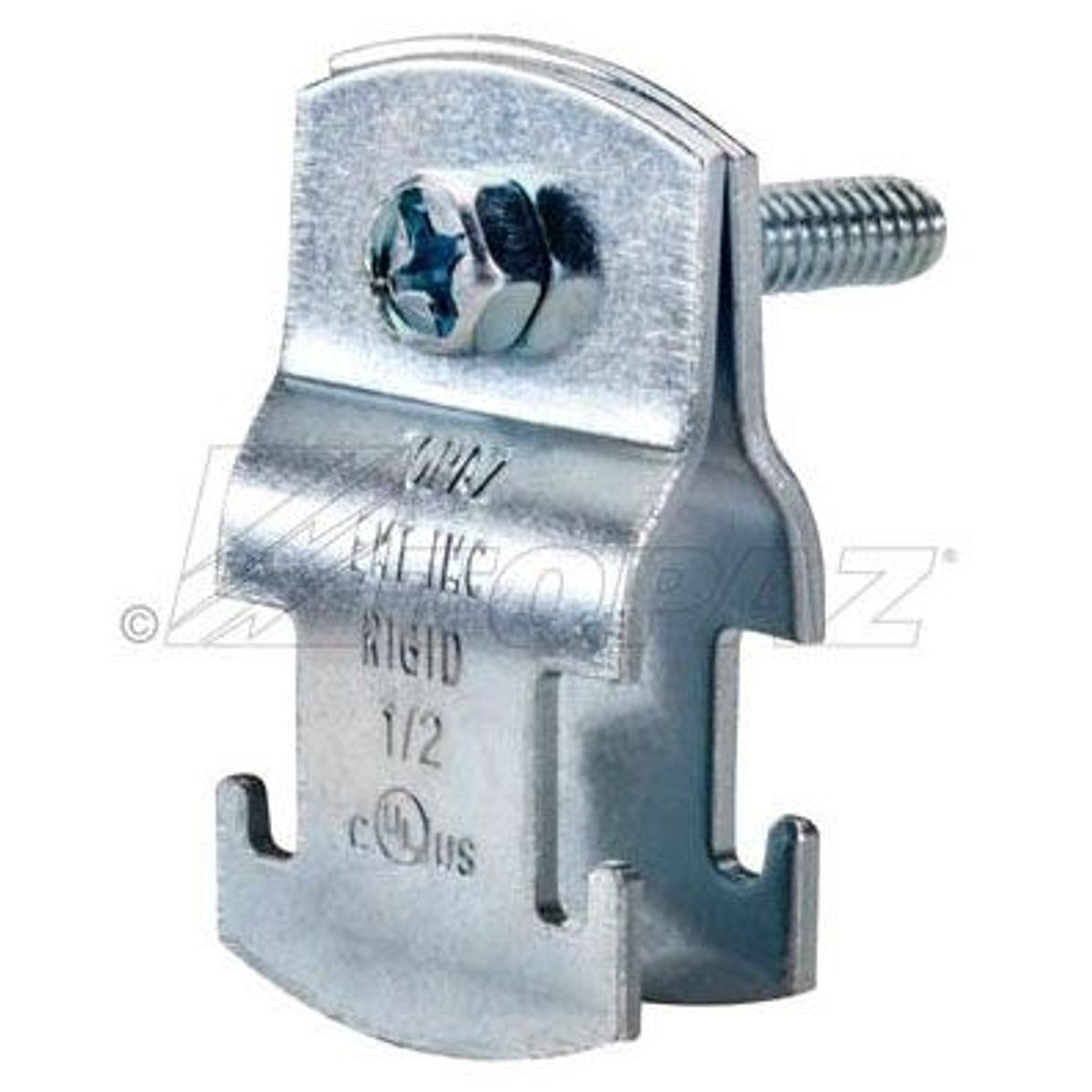TOPAZ 2105, Conduit Strut Clamp, 1-1/2", Zinc Plated, Steel, 1pc
