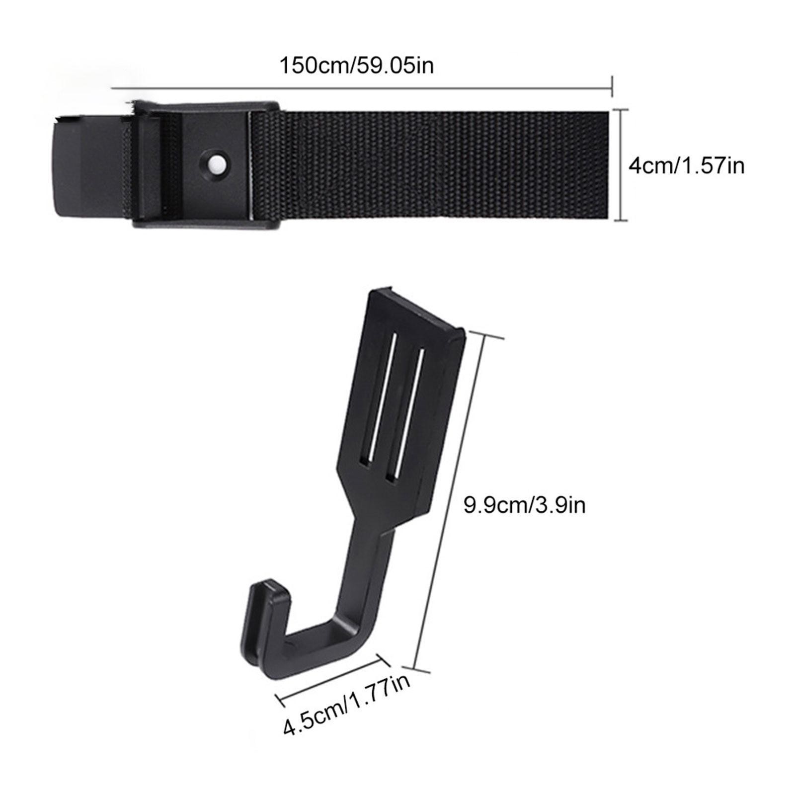 Tree Stand Harness Strap Treestand Strap with 4 Hooks Sturdy Multifunction