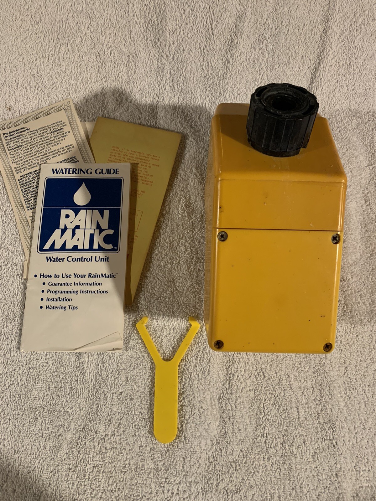 Rain Matic Digital Water Timer Hose Connector Computerized Battery Operated-USED