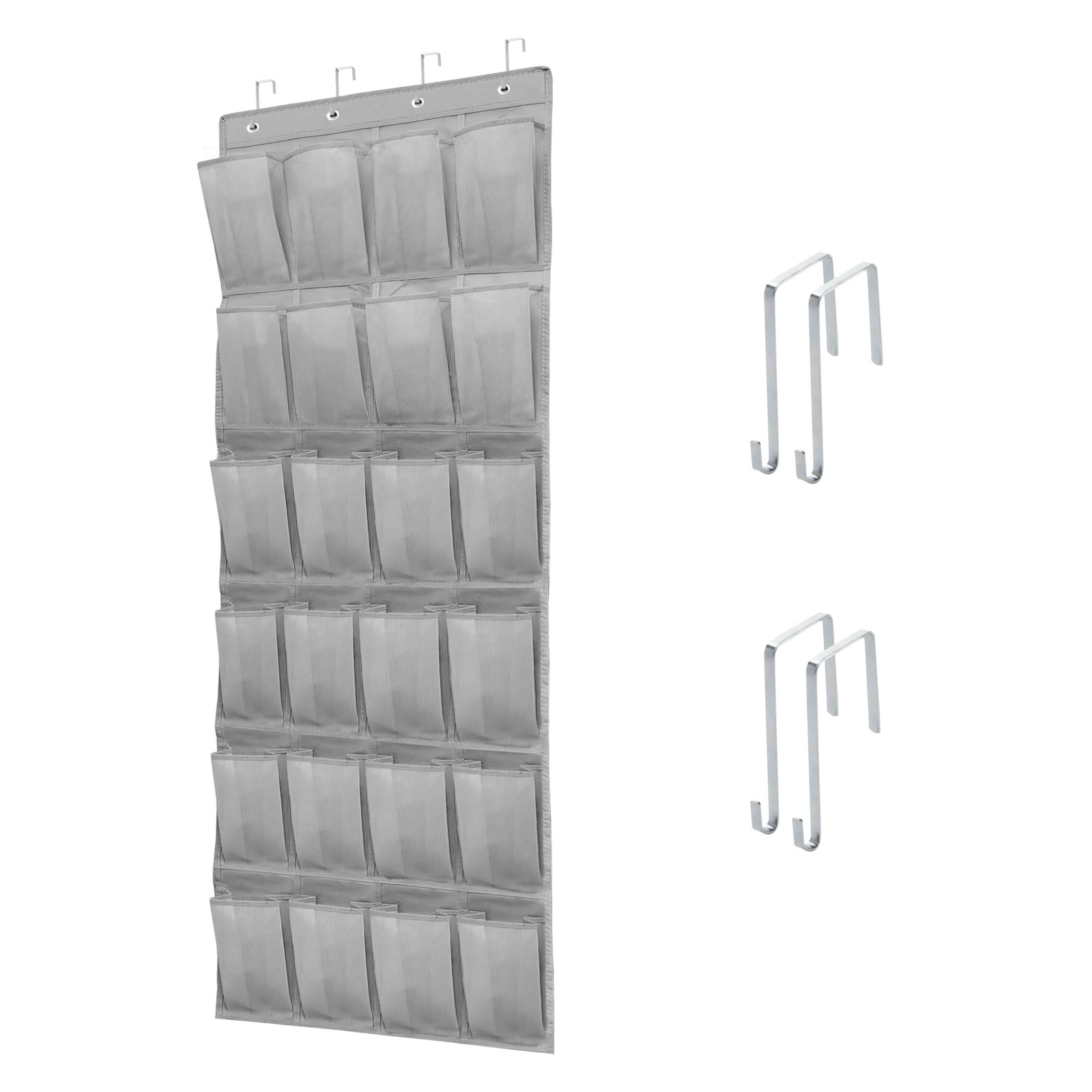 Over The Door Shoe Organizers with 24 Mesh Pockets Shoe Organizer Storage Han...