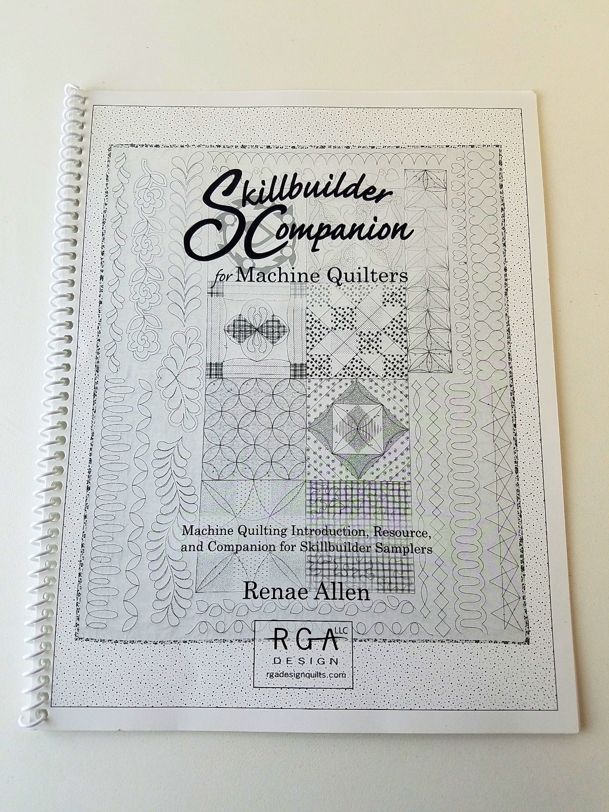 Renae Allen Skillbuilder Companion Machine Quilting +Practice Panels 1 & 2 +more