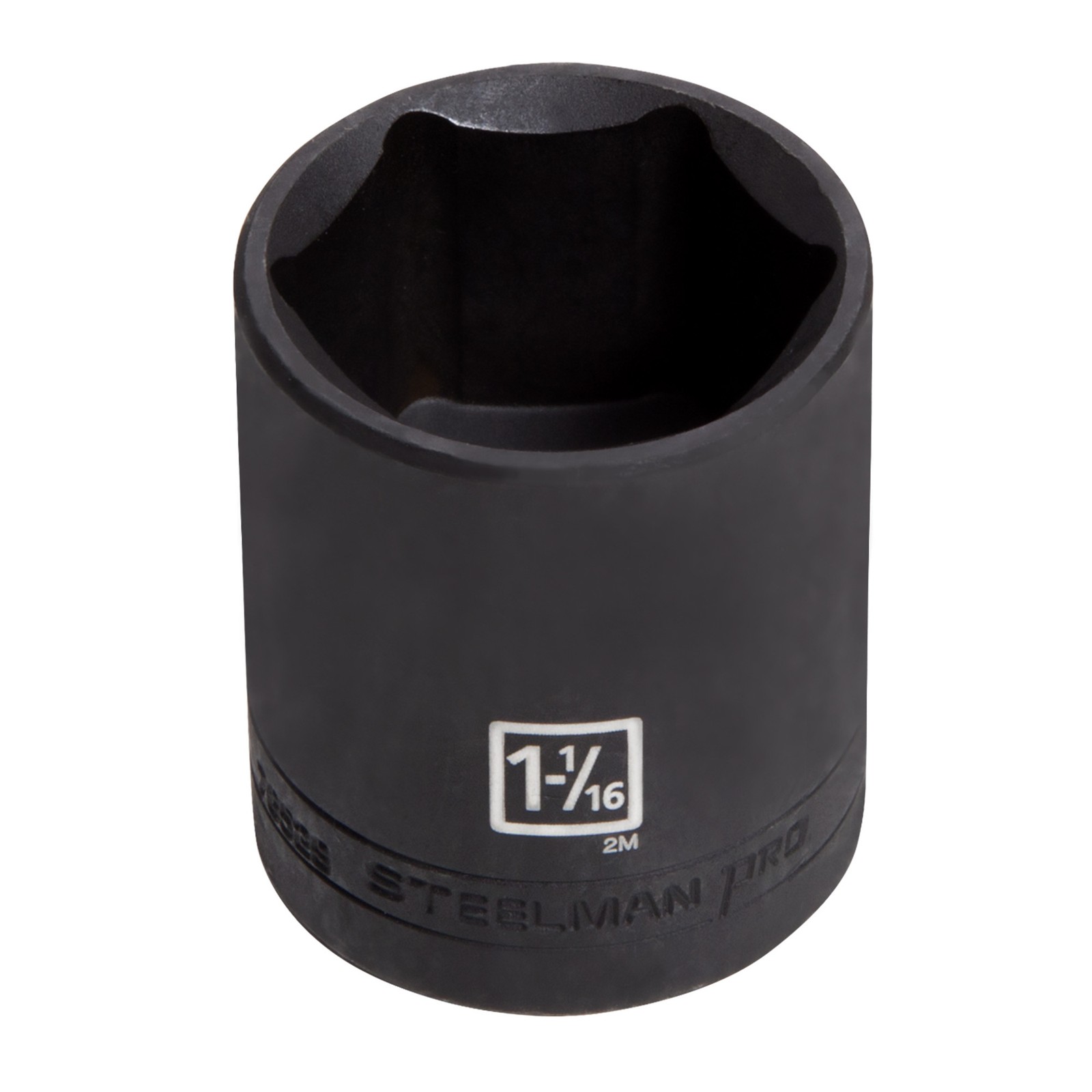 Steelman 1/2-Inch Drive x 1-1/16-Inch Thin-Wall 6-Point Impact Socket, 78529