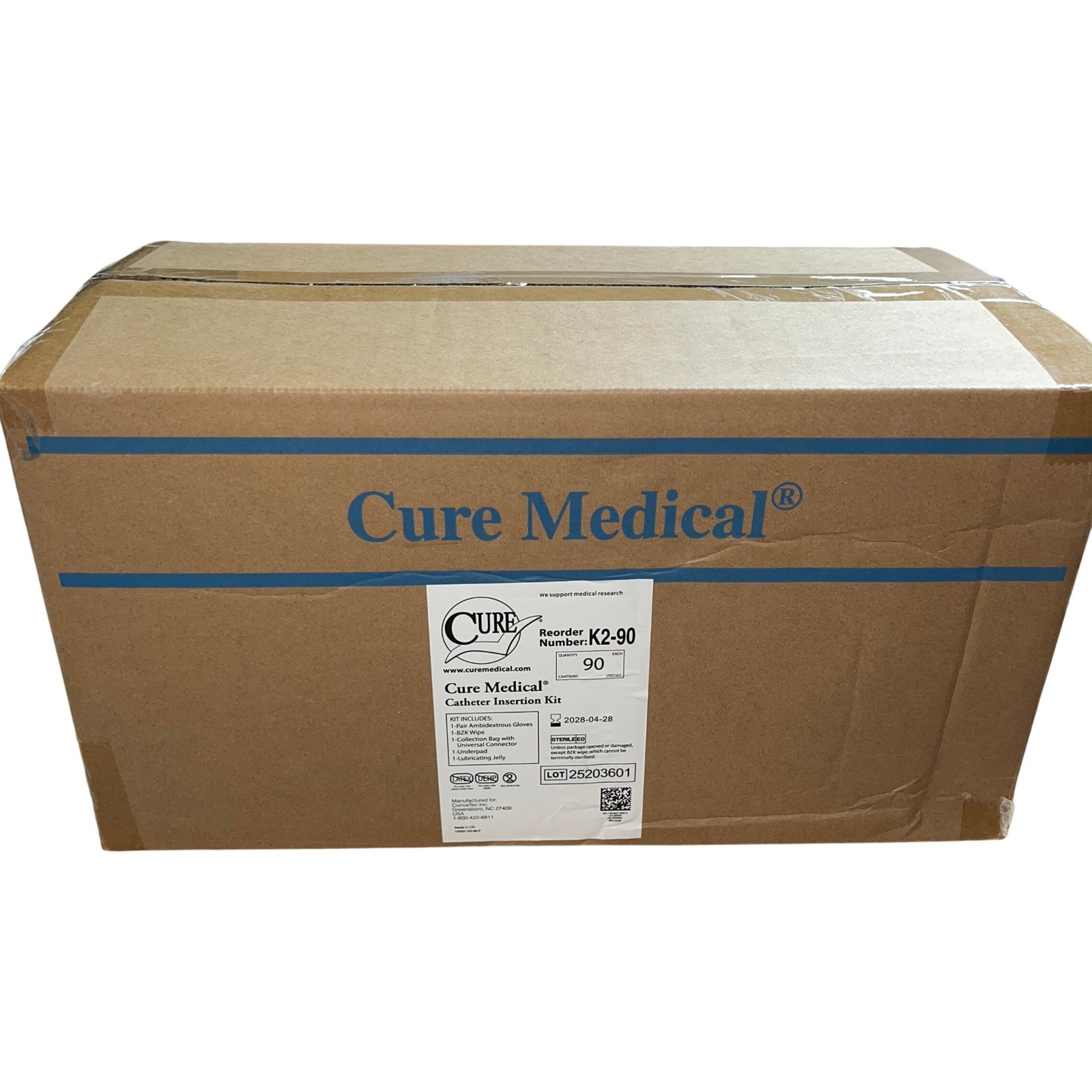 K2 Cure Insertion Kits LOT of 90 - NEW 2028 Kit NEW AND SEALED PRODUCT ITEM