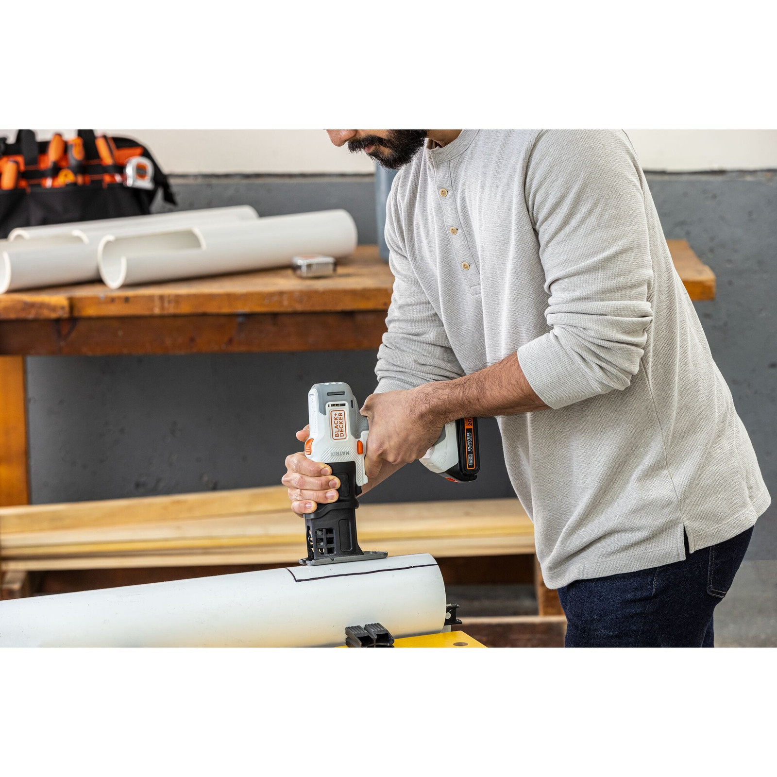BLACK+DECKER 20V MAX MATRIX Cordless Combo Kit, 6-Tool, - BDCDMT1206KITWC