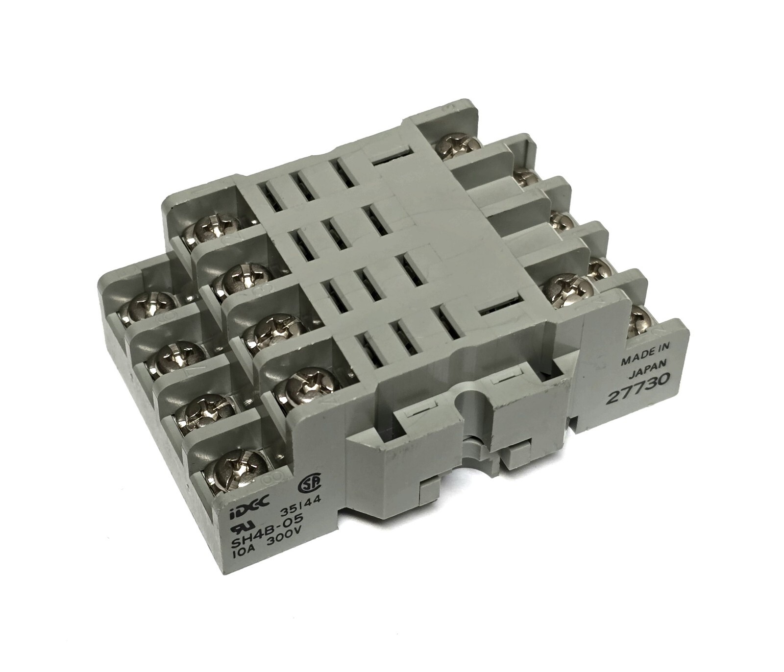IDEC SH4B-05, Socket Relay, 10A, 300V, 4PDT, 14-Blade