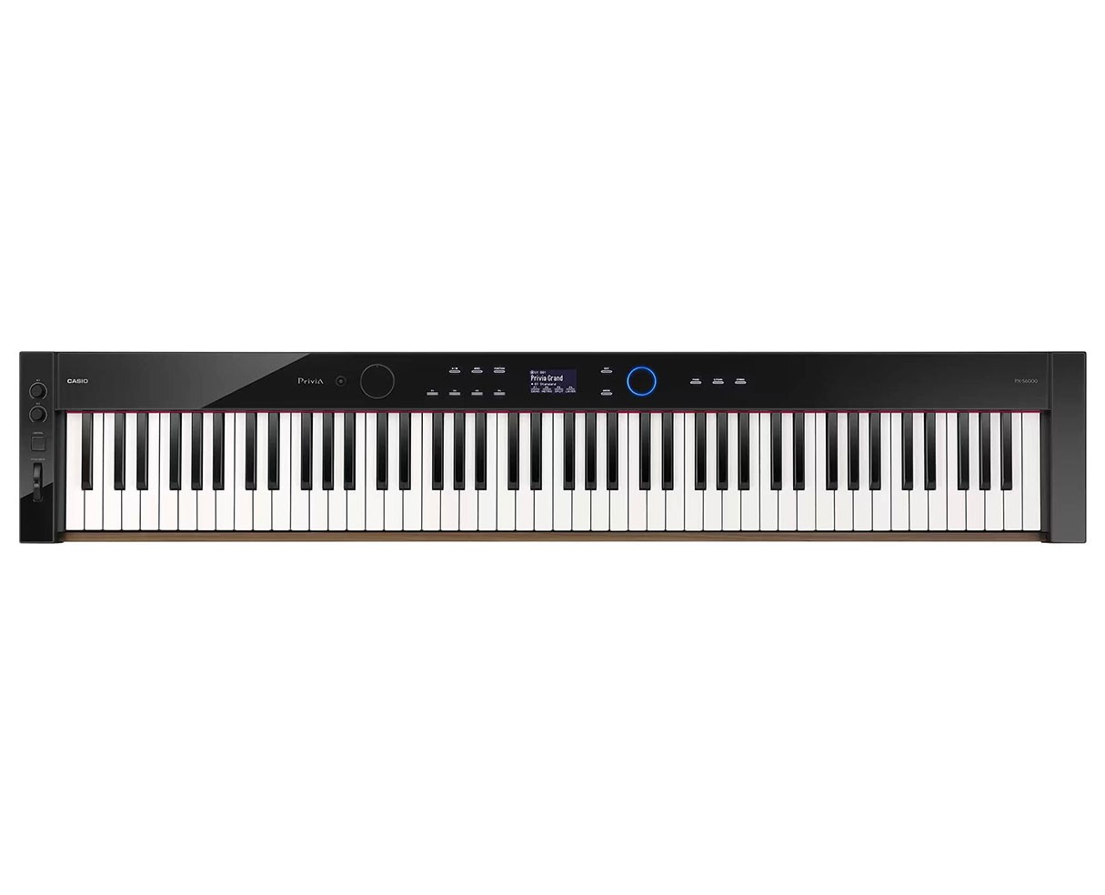 Casio PX-S6000BK 88-Key Smart Hybrid Hammer Action Digital Piano - Black
