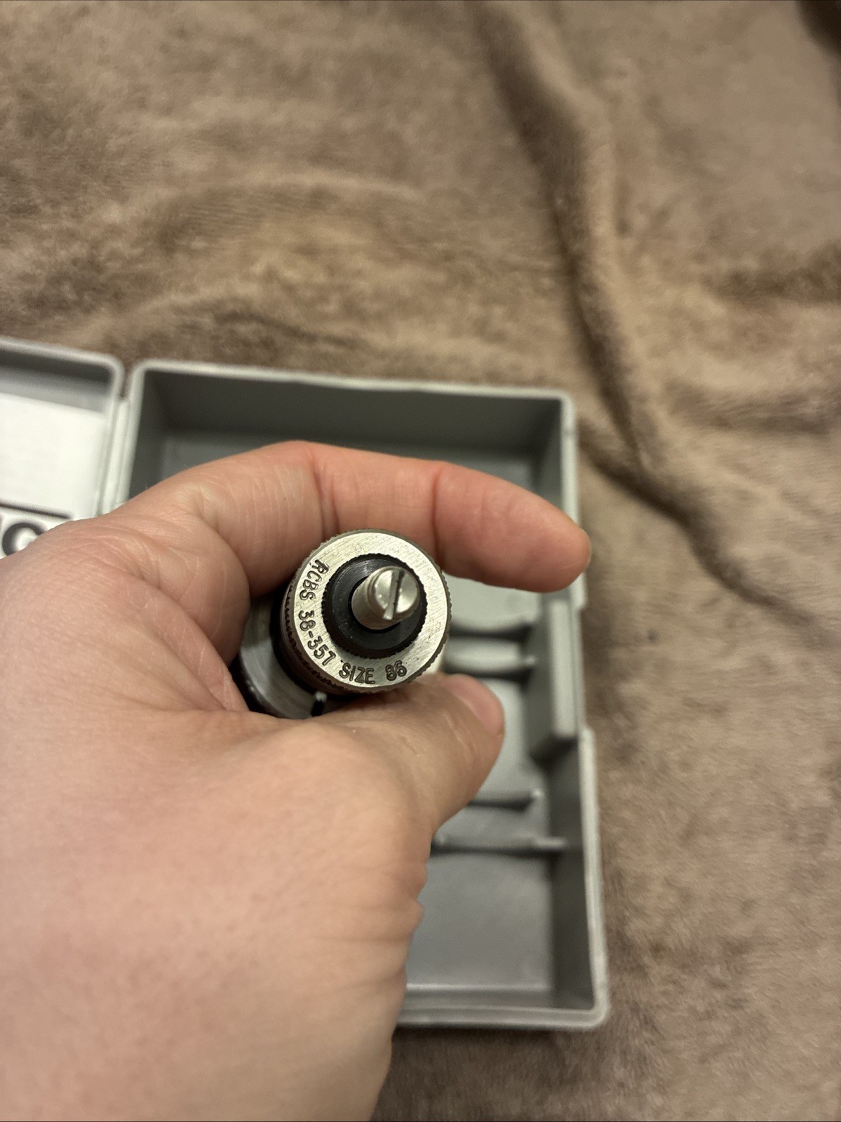 NOS RCBS SIZER .38SPL, 357 MAG Use Holder 6