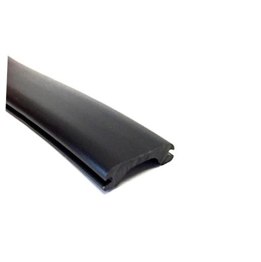 RV Camper Trailer Thick Vinyl 3/4" Insert Trim Mold Flexible Screw 24 ft Black