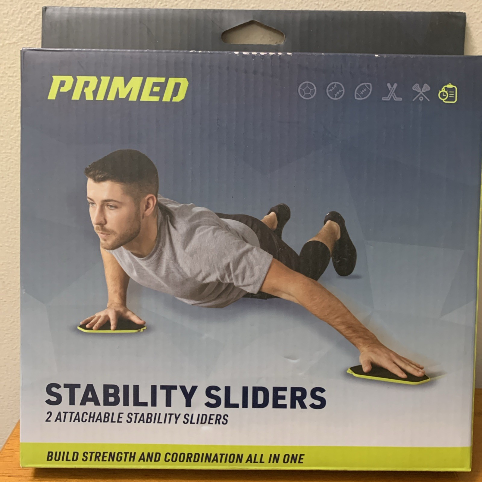 PRIMED Stability Sliders All In One Workout Strength & Coordination