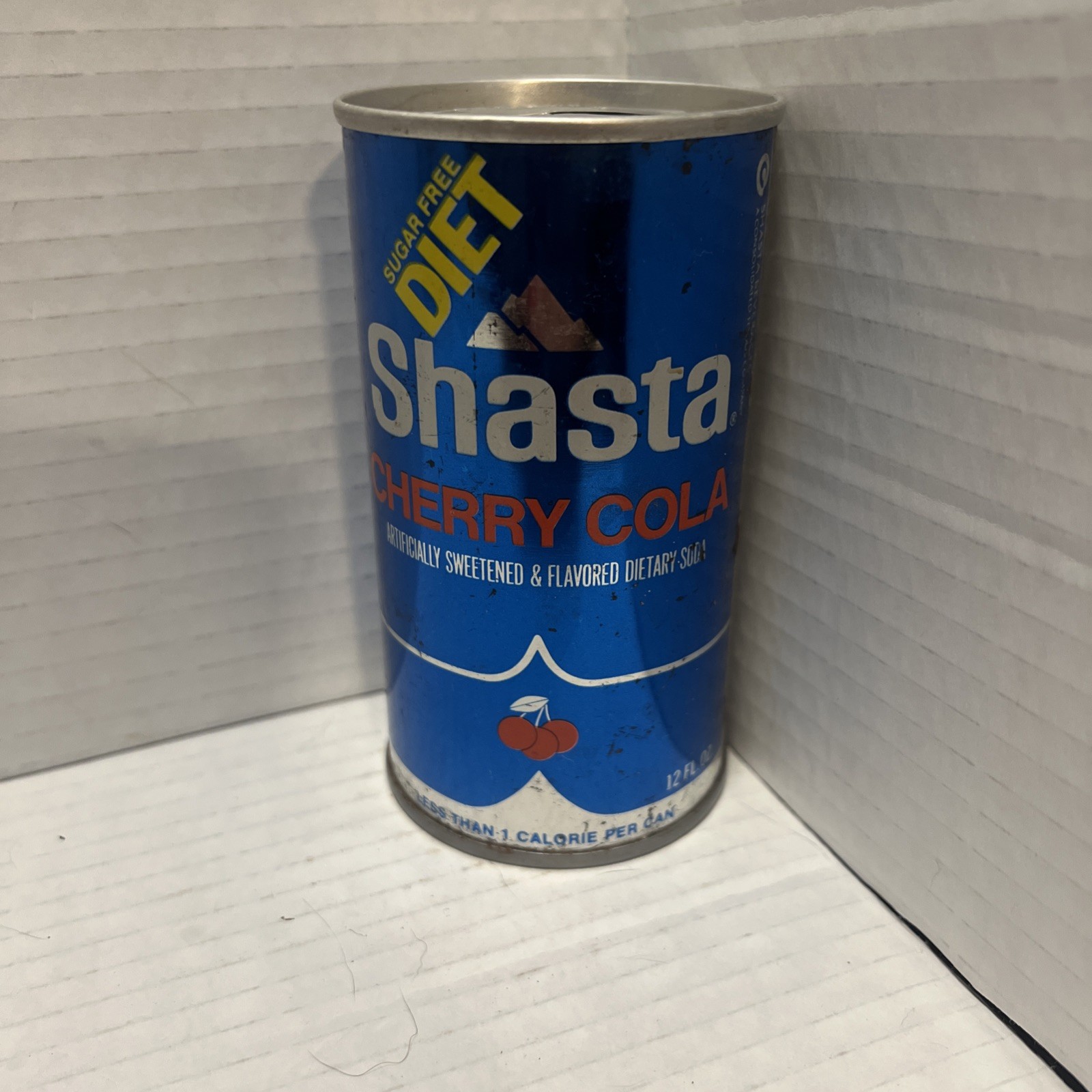 Rare Diet Shasta Cherry Cola Vintage "Ring Pull" Soda