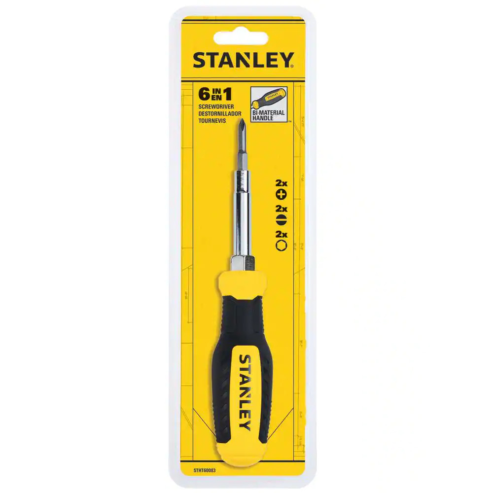 6-in-1 Multi-Bit Screwdriver