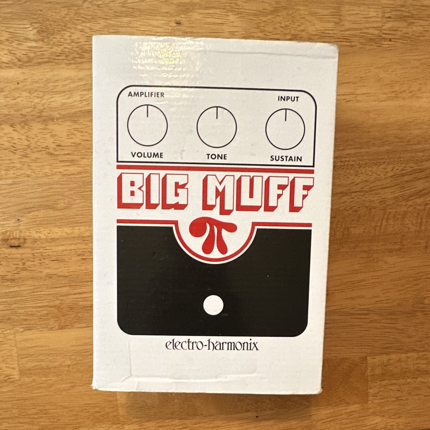 Electro-Harmonix Big Muff Fuzz Guitar Effects Pedal w/ Box, Stickers & Pick