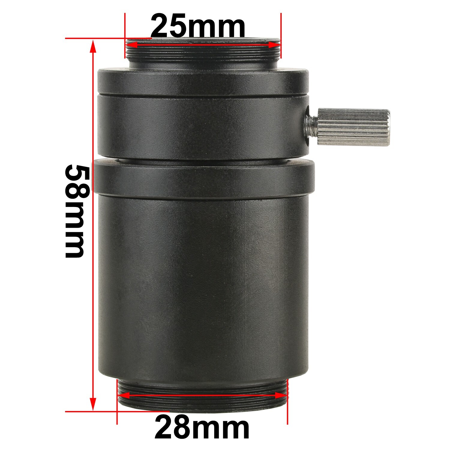 KOPPACE 1X Microscope Interface Adjustable Focal Length 28mm Mounting Interface