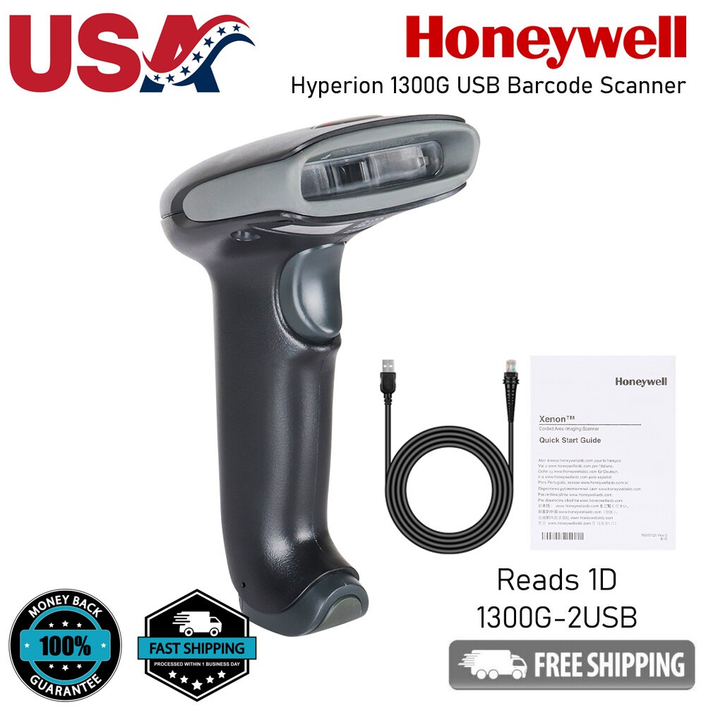 Honeywell Barcode Scanner Hyperion 1300G 1D Code USB Wired Scanner Reader