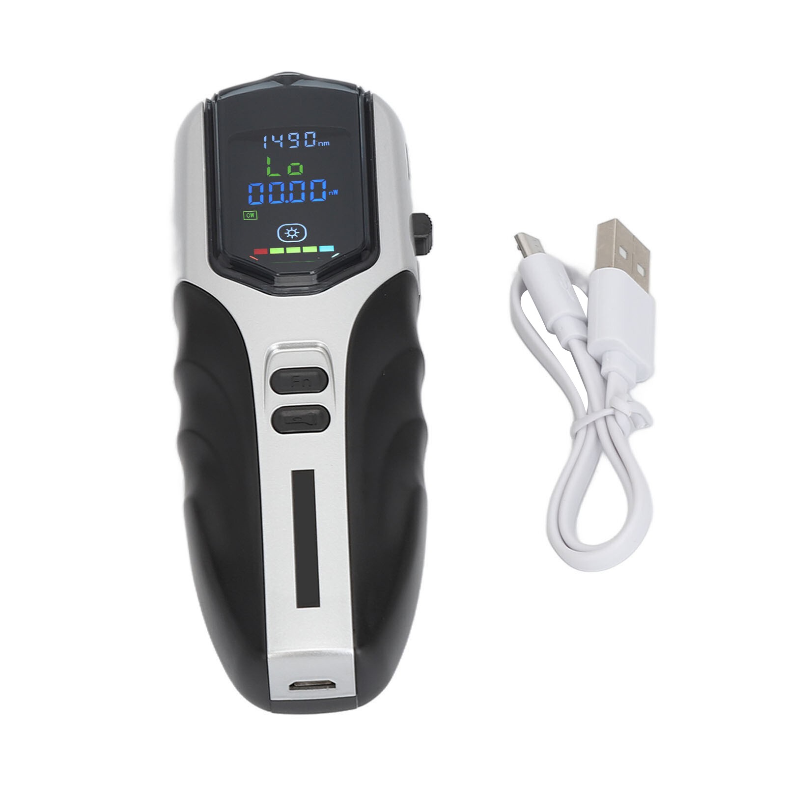 Mini Optical Power Meter ‑50~+26dBm Handheld Fiber Optic Cable Tester Tool