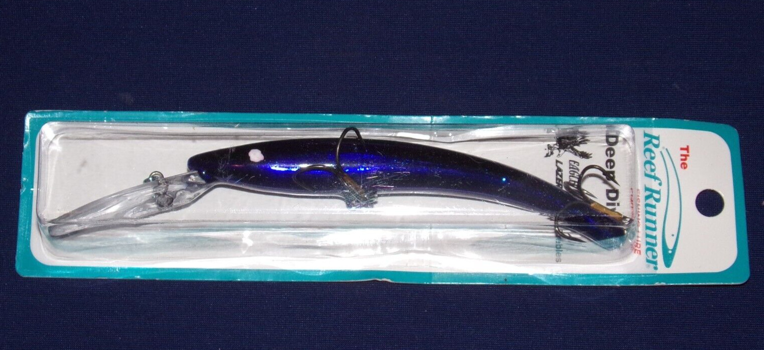 Reef Runner 800 Series Deep Diver Fishing Lure Blue Streak Walleye Crankbait NOC