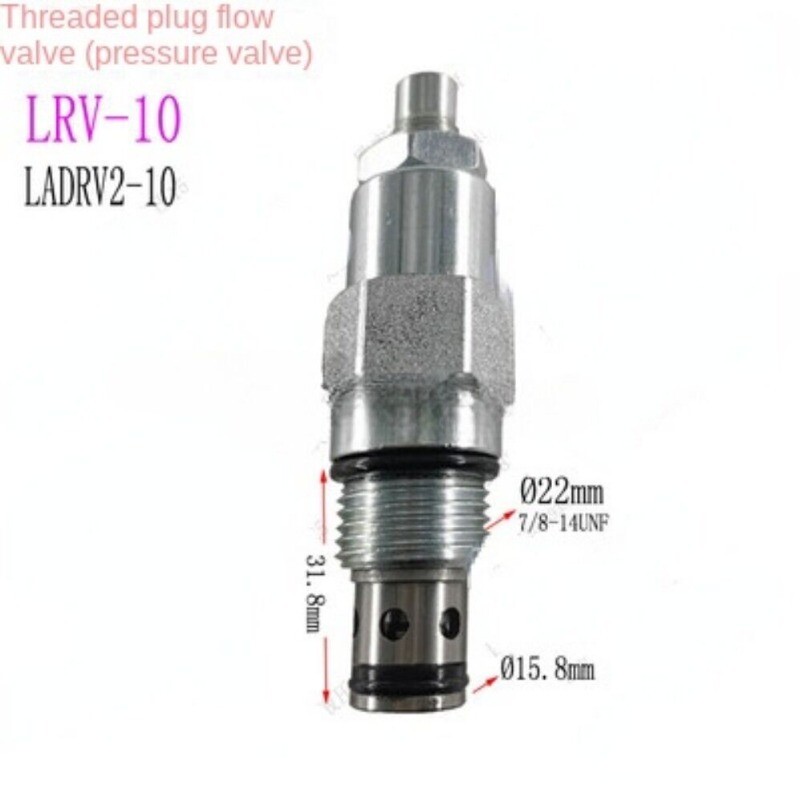 Hydraulic Relief Valve with Base V3068 Valve Group Manually Adjustable Pressure