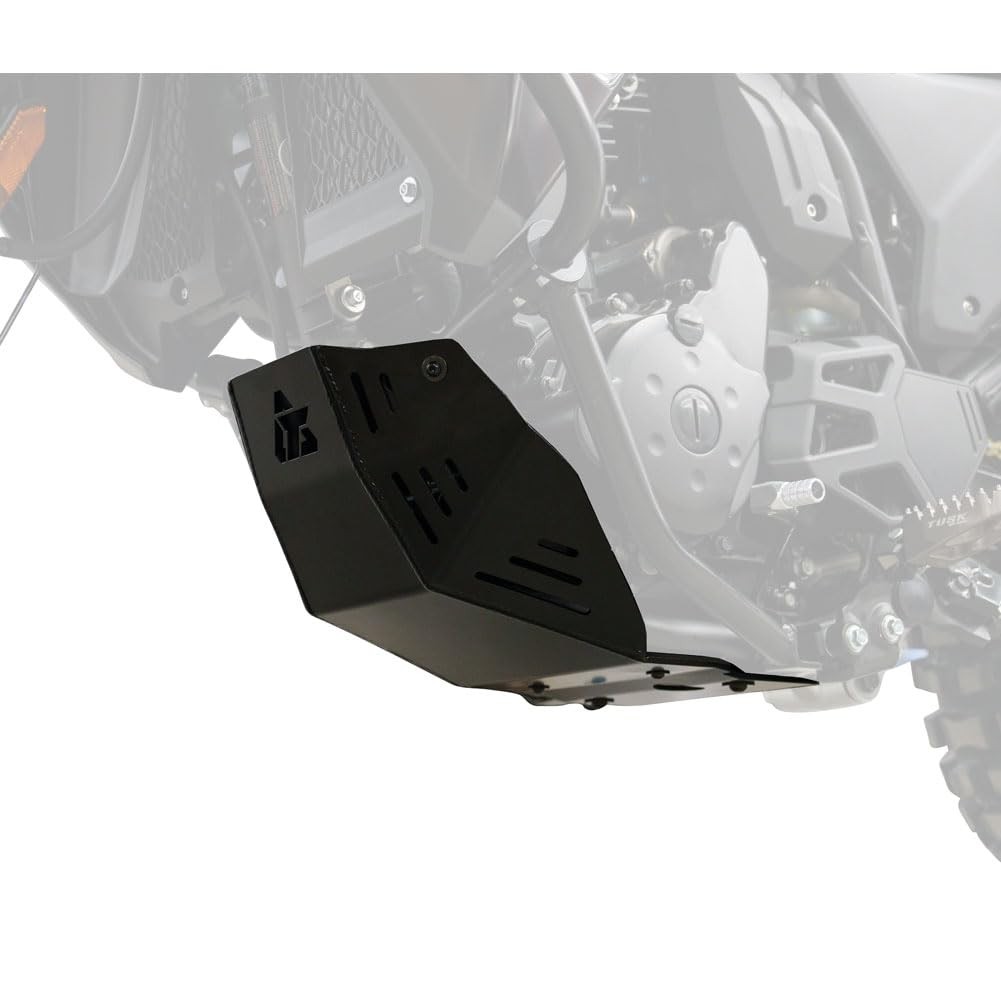 Tusk Aluminum Skid Plate Black For Kawasaki KLR650 Adventure ABS 2022-2023