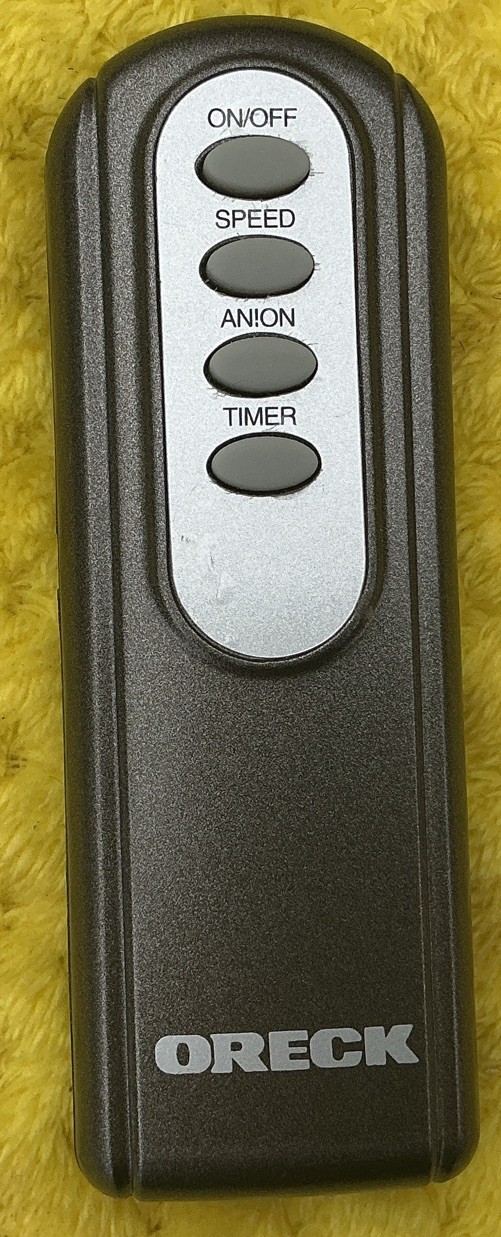 Oreck Remote Control For Air Purifier Fan OEM Replacement, Tested Works,