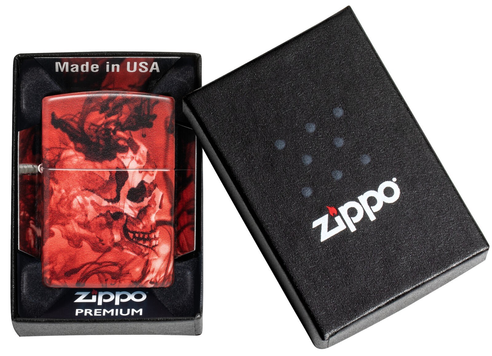 Zippo Spooky Skulls 540 Matte 48772