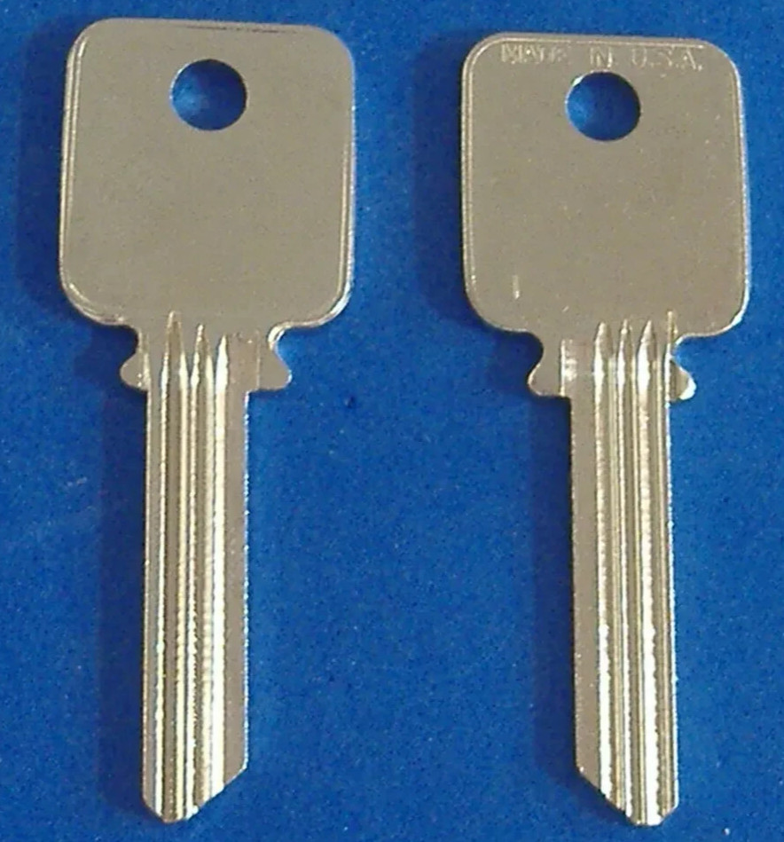TWO KEY BLANKS FIT MEDECO LOCKS #A1638 BIAXIAL G3 KEYWAY 6-PIN