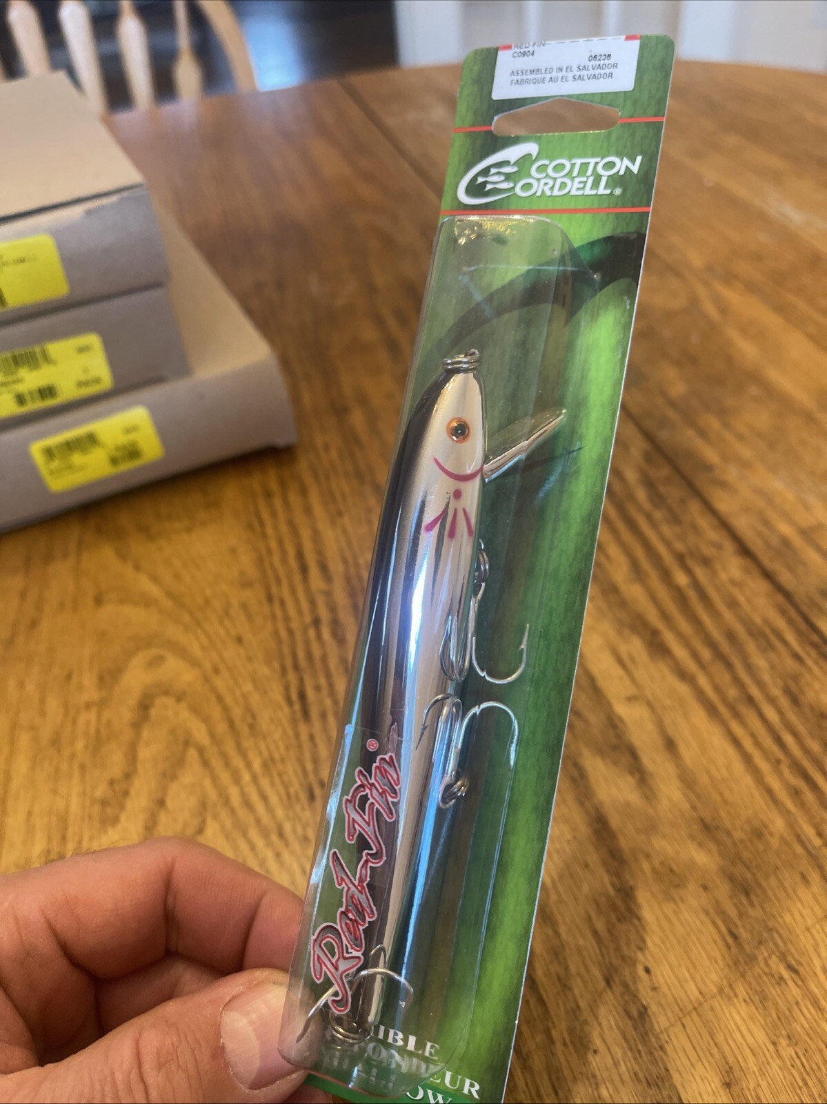 Cotton Cordell Red Fin 5/8 oz Fishing Lure - Chrome/Black Back 5” C0904 New