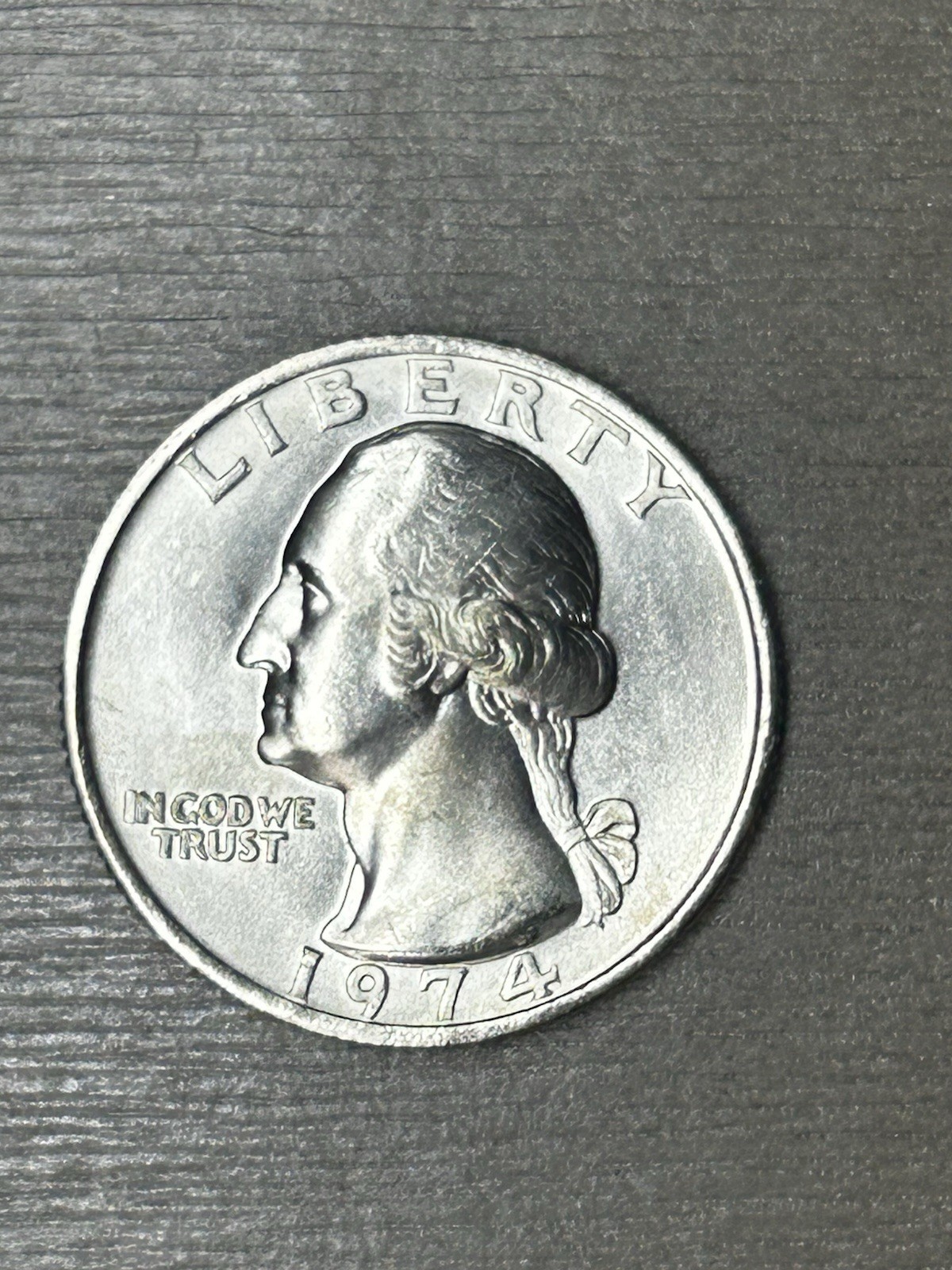 1974 P Washington Quarter Brilliant Uncirculated Full Feathers Mint State #E112