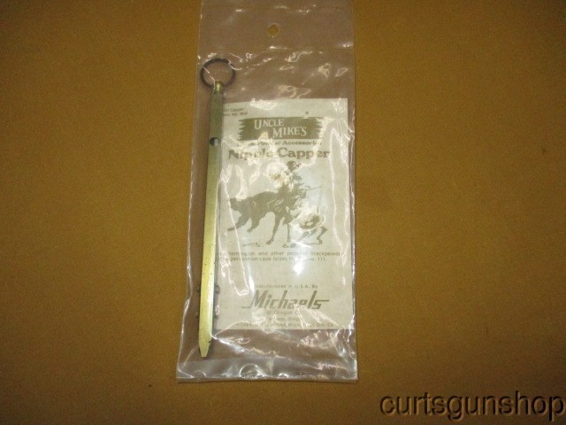 Vintage Uncle Mikes No 2860 Percussion Pistol Nipple Capper