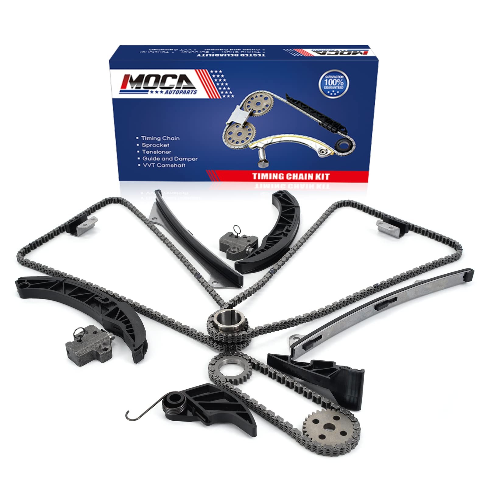 Engine Timing Chain Kit for Sedona Sorento Azera Santa Fe 2007-2013 3.5L