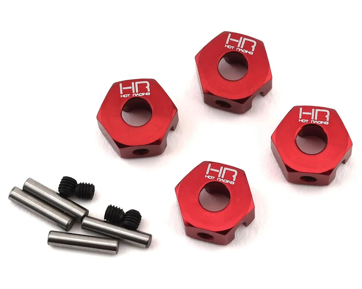 Hot Racing 12mm Alum Wheel Hub Adapter-1/10 Granite Senton(4)