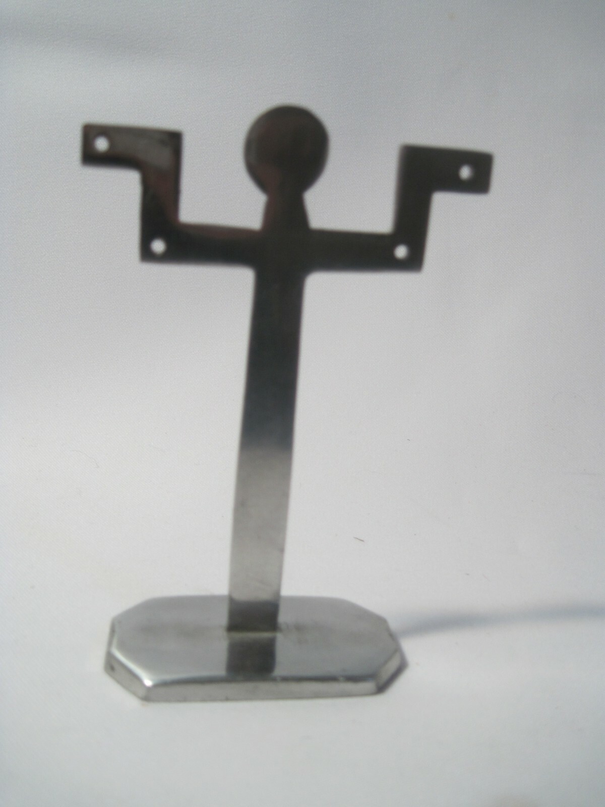 Metal Body Piercing Jewely Holder for 4 Pieces Human Form Storage Vintage