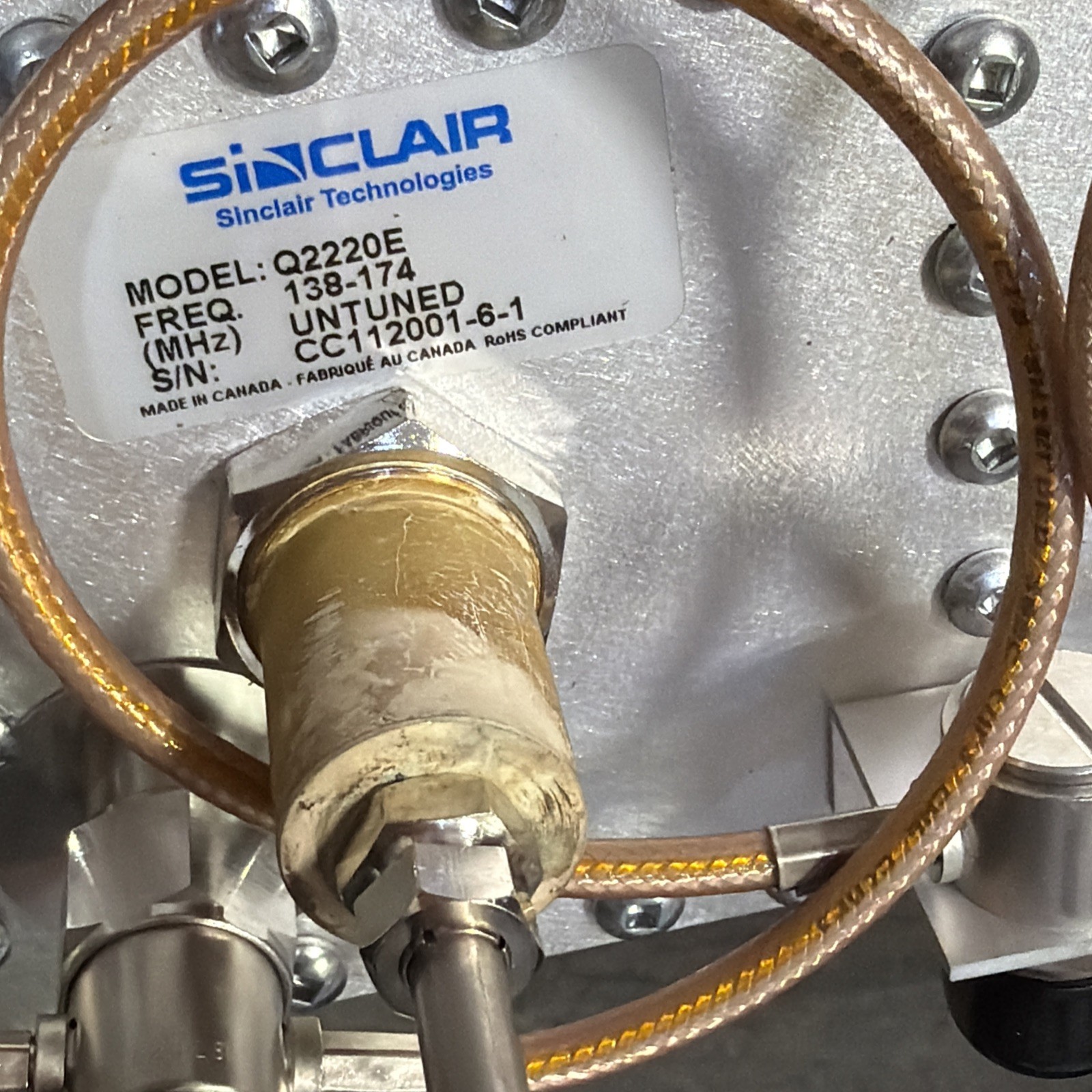 SINCLAIR Q2220E DUPLEXER ( NEW OTHER )