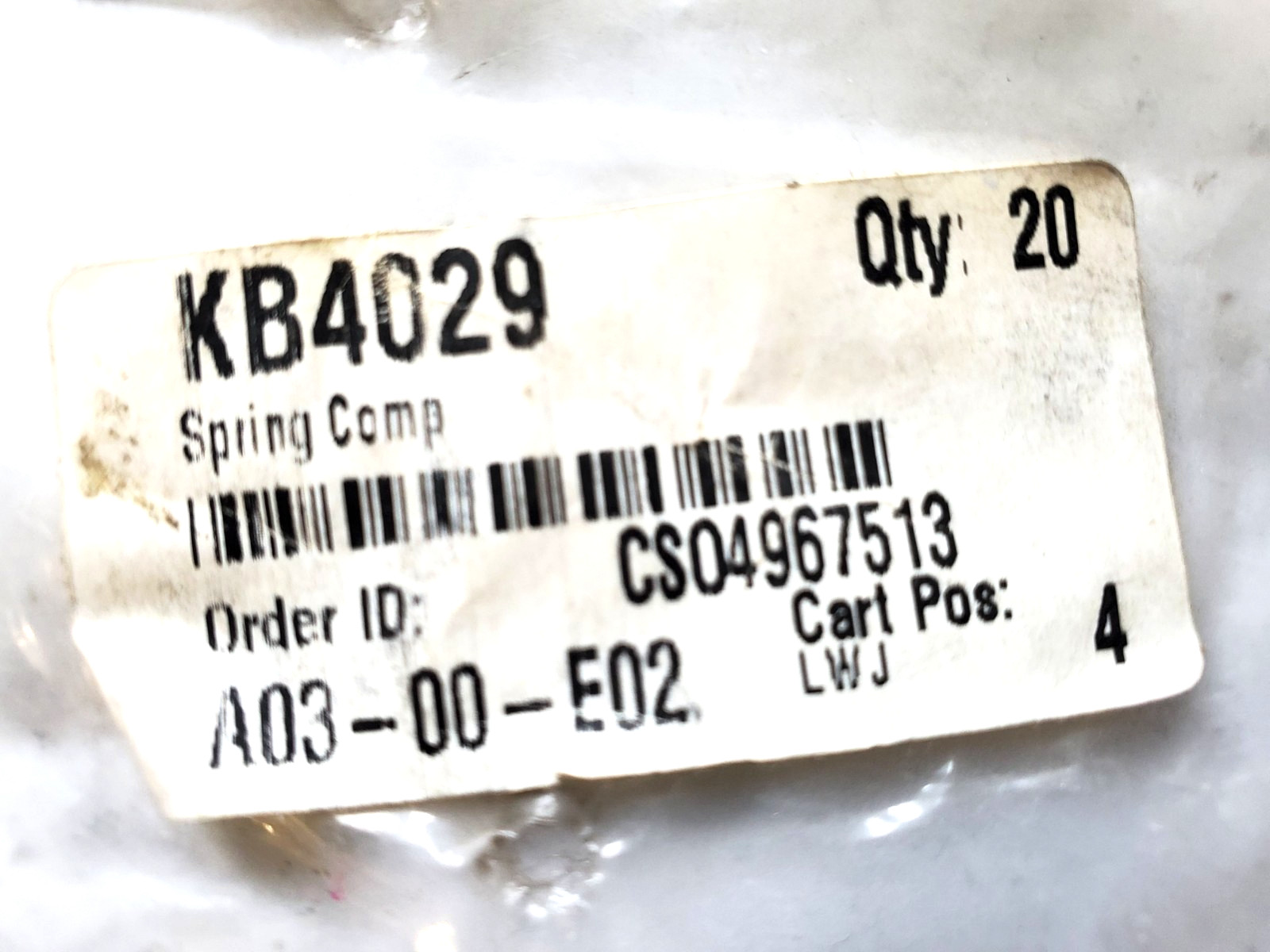 NEW 2 - Senco Springs KB4029